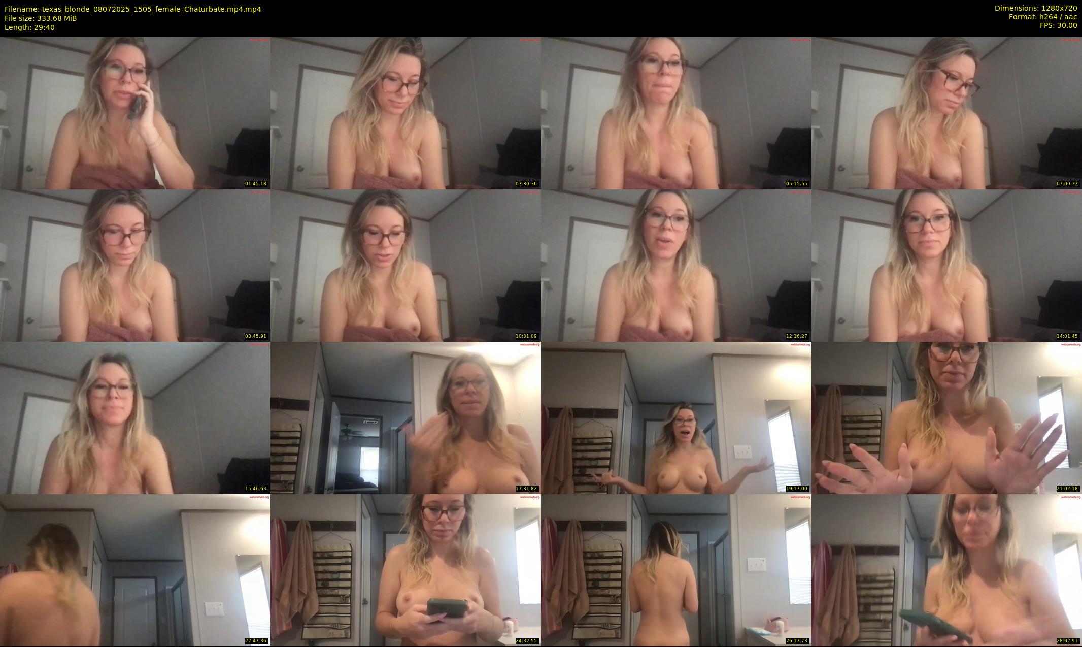 texas_blonde — 30 minute Chaturbate female cam show recording, 720p, Jul 8, 2025