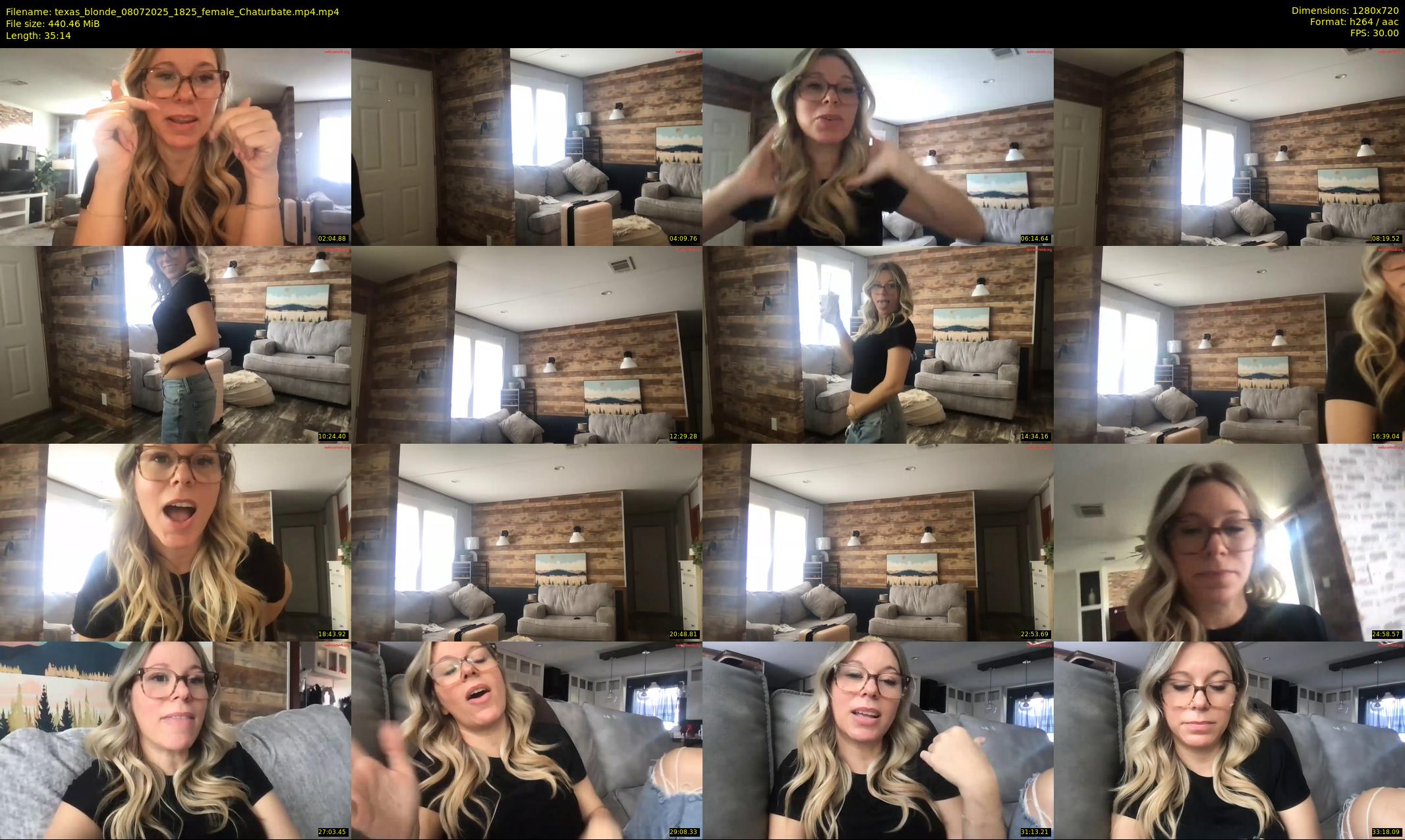 texas_blonde — 36 minute Chaturbate female cam show recording, 720p, Jul 8, 2025