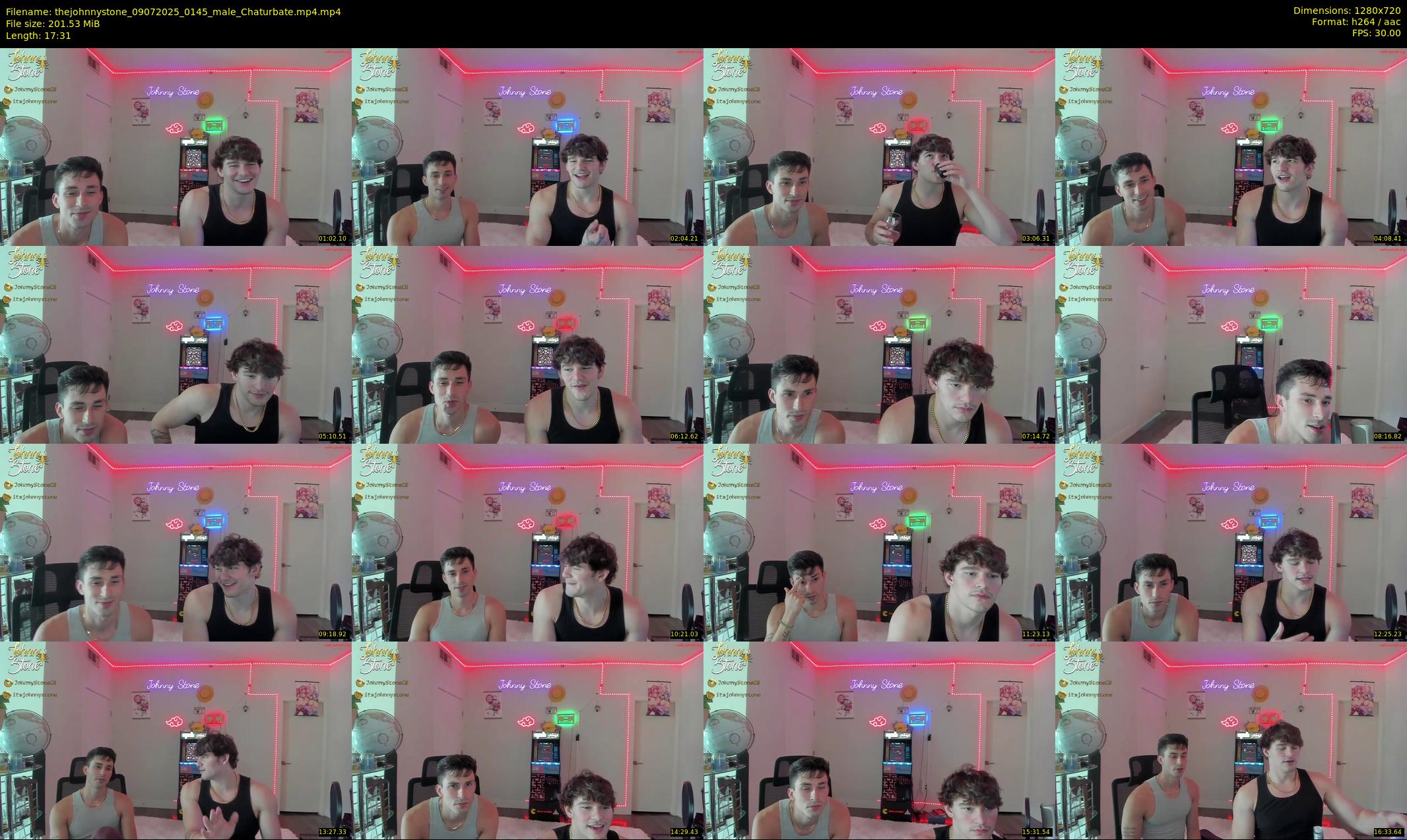 thejohnnystone — 18 minute Chaturbate male cam show recording, 720p, Jul 9, 2025
