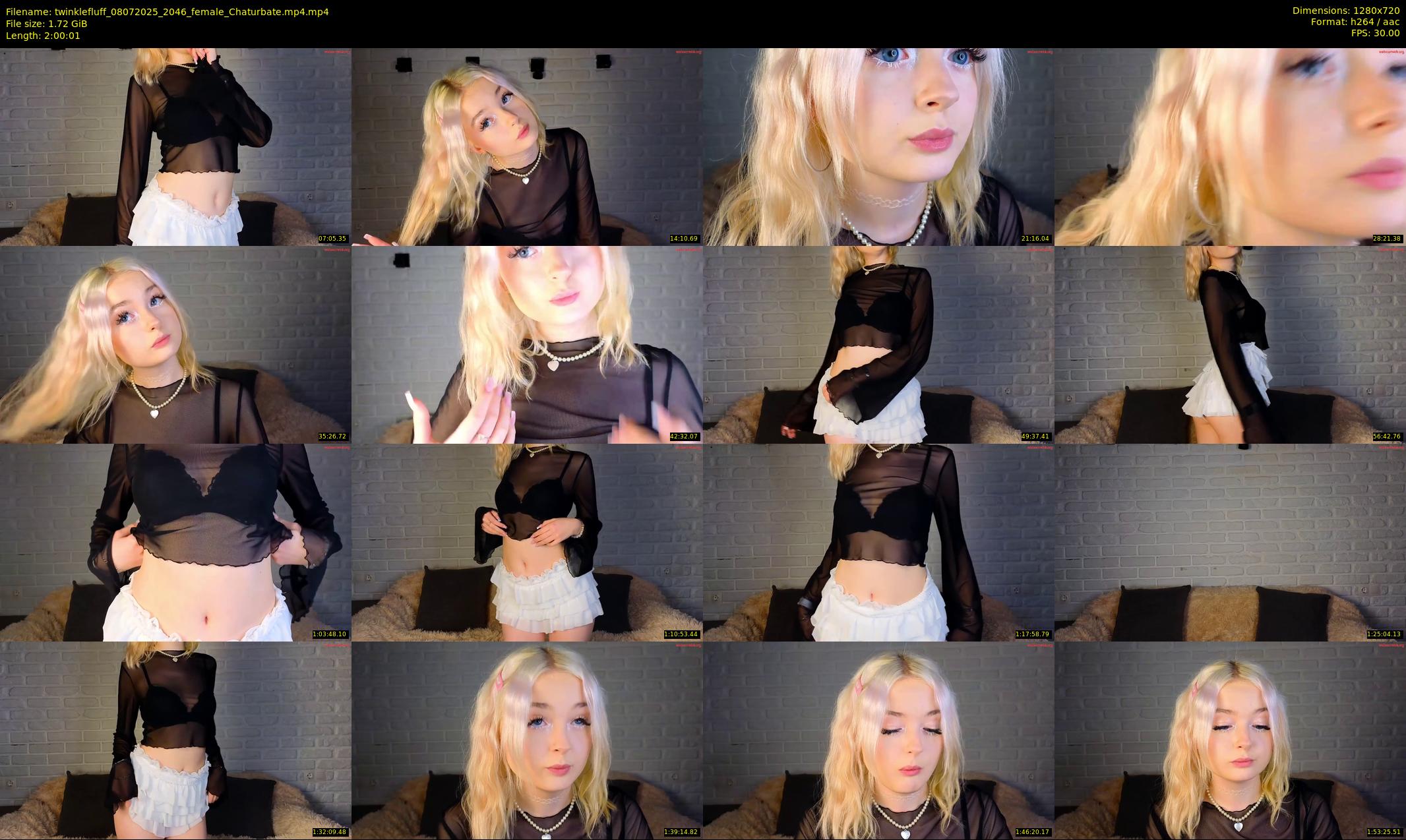 twinklefluff — 121 minute Chaturbate female cam show recording, 720p, Jul 8, 2025