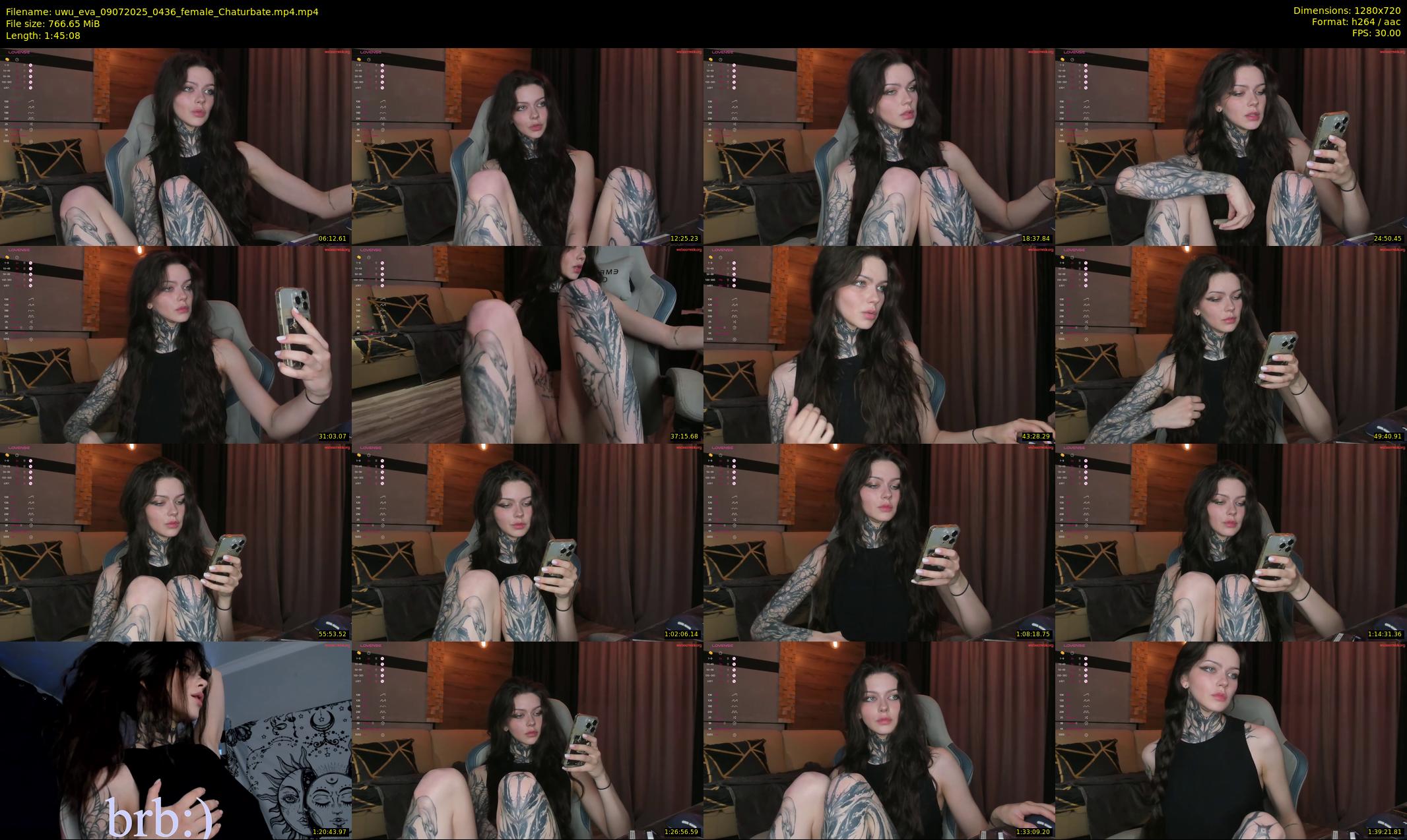 uwu_eva — 106 minute Chaturbate female cam show recording, 720p, Jul 9, 2025