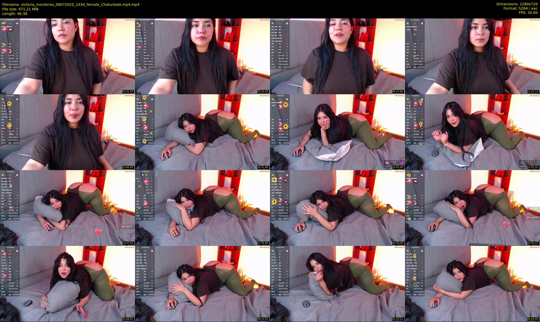 victoria_monteroo — 47 minute Chaturbate female cam show recording, 720p, Jul 8, 2025