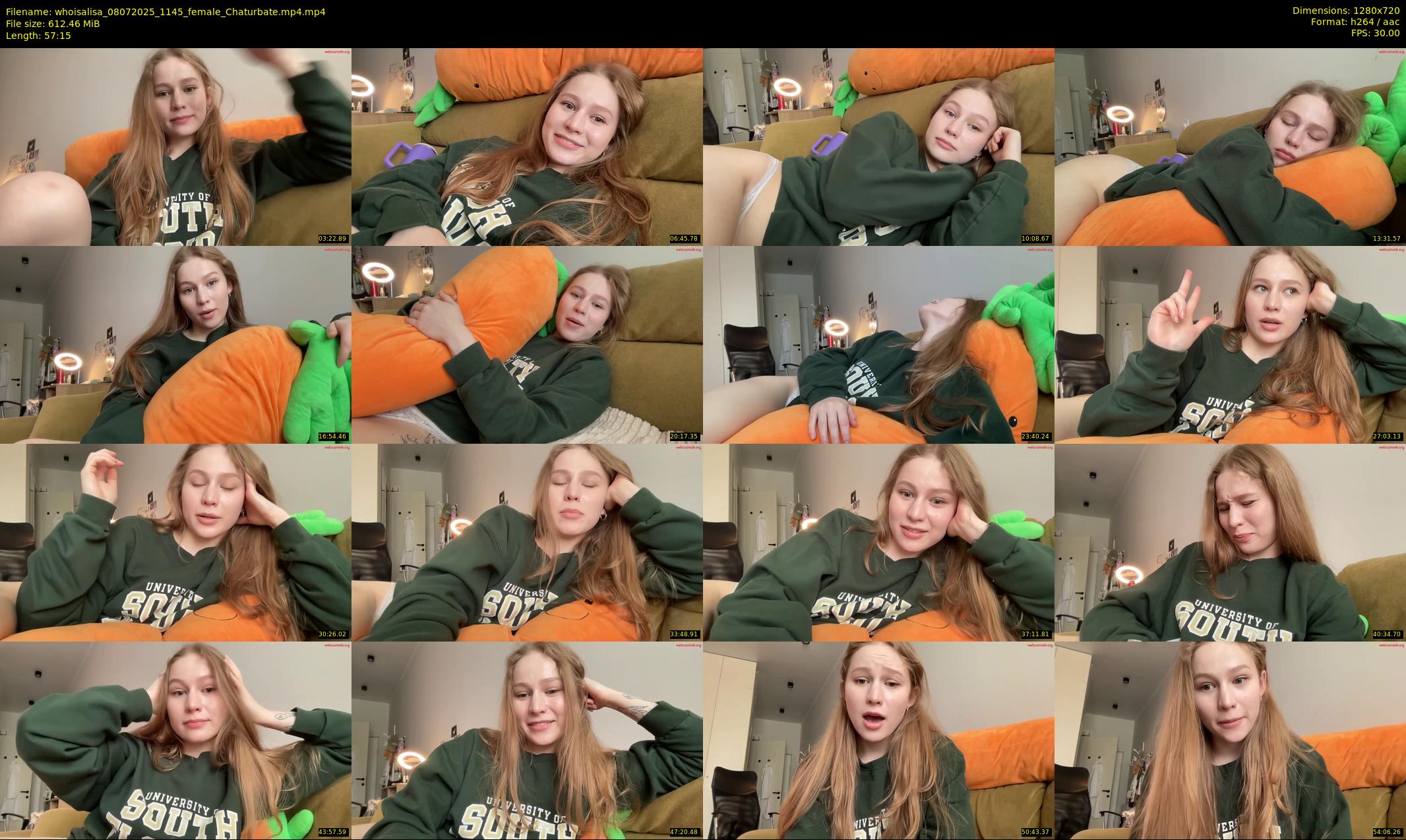 whoisalisa — 58 minute Chaturbate female cam show recording, 720p, Jul 8, 2025