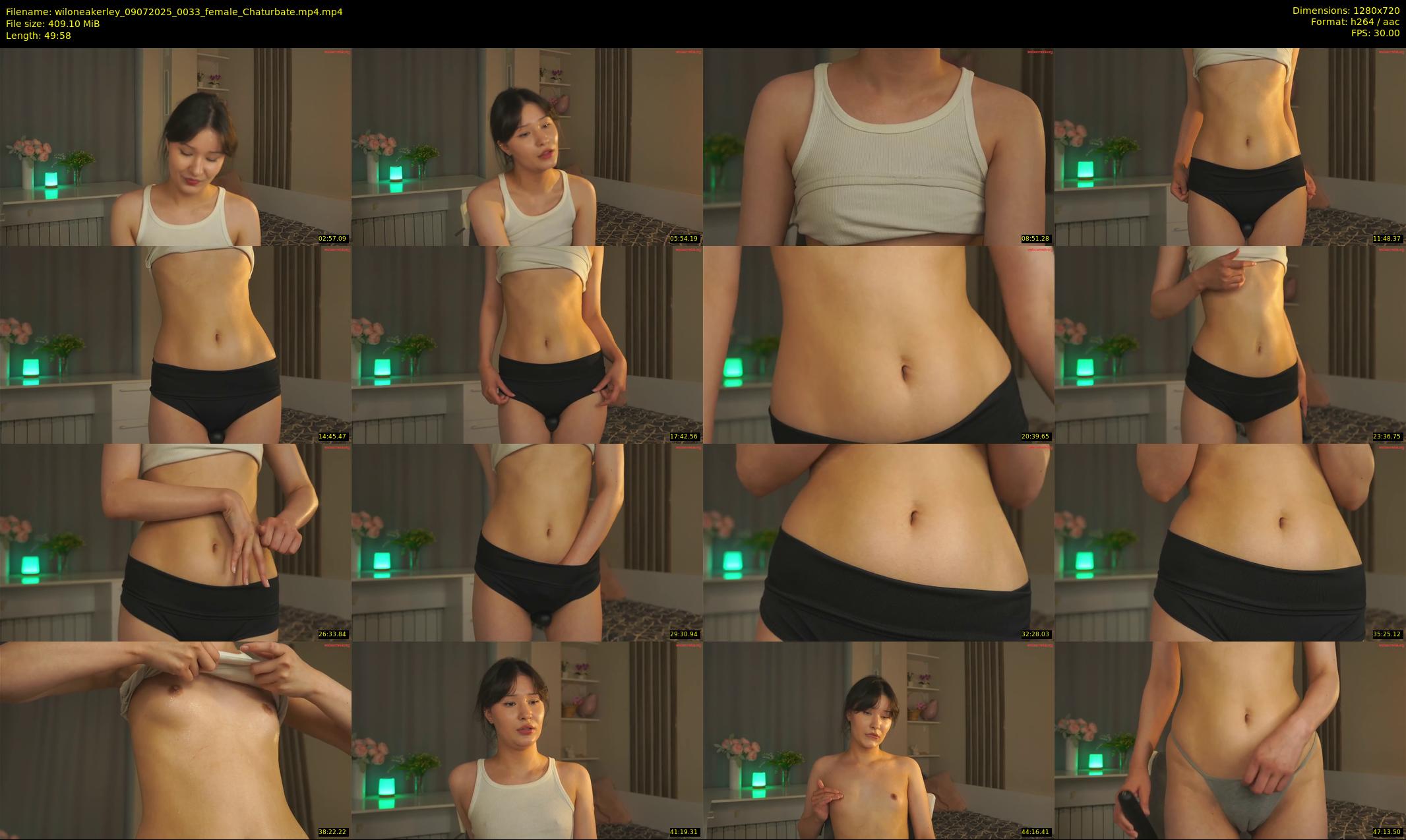 wiloneakerley — 50 minute Chaturbate female cam show recording, 720p, Jul 9, 2025