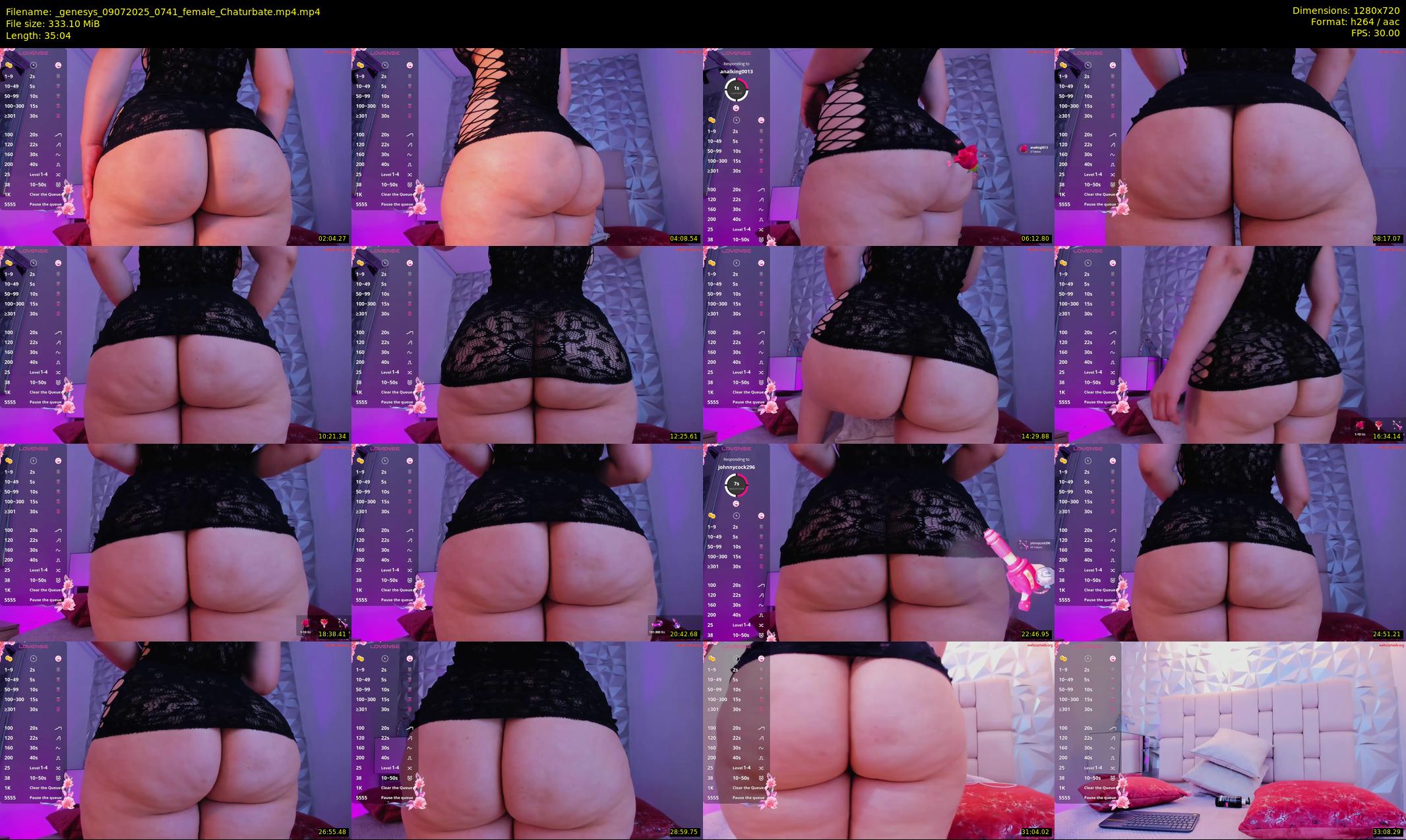 _genesys — 36 minute Chaturbate female cam show recording, 720p, Jul 9, 2025