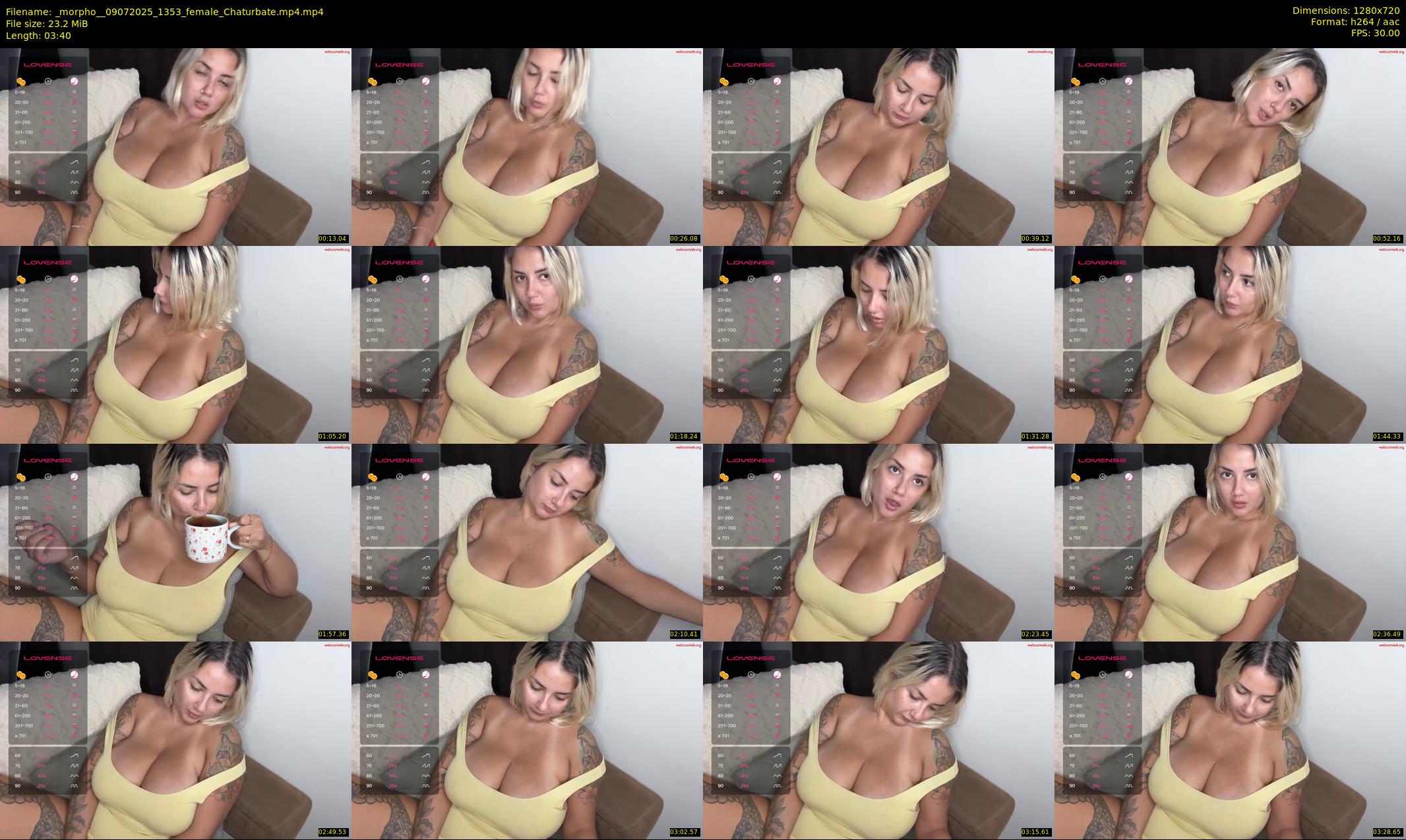 _morpho_ — 4 minute Chaturbate female cam show recording, 720p, Jul 9, 2025