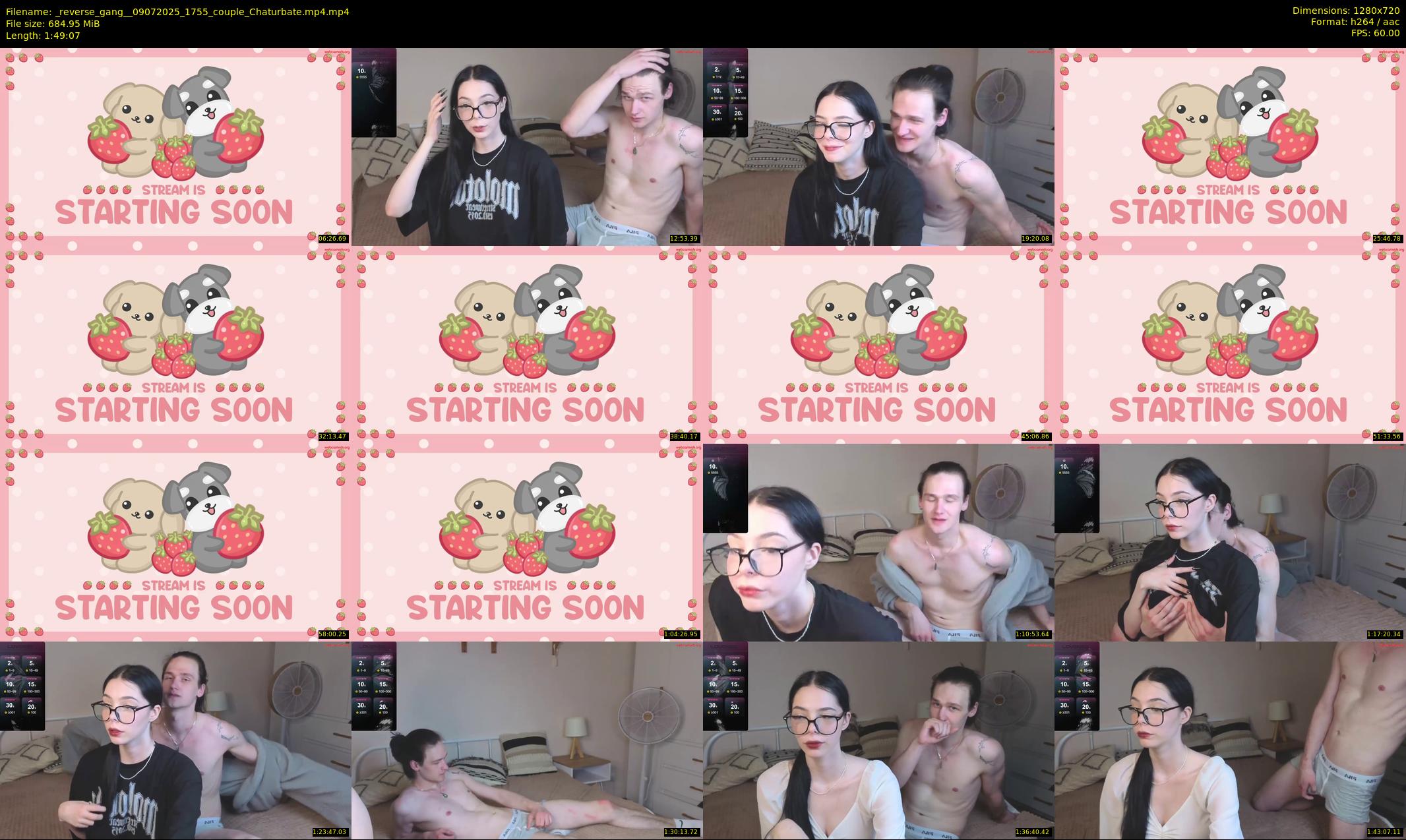 _reverse_gang_ — 110 minute Chaturbate couple cam show recording, 720p, Jul 9, 2025