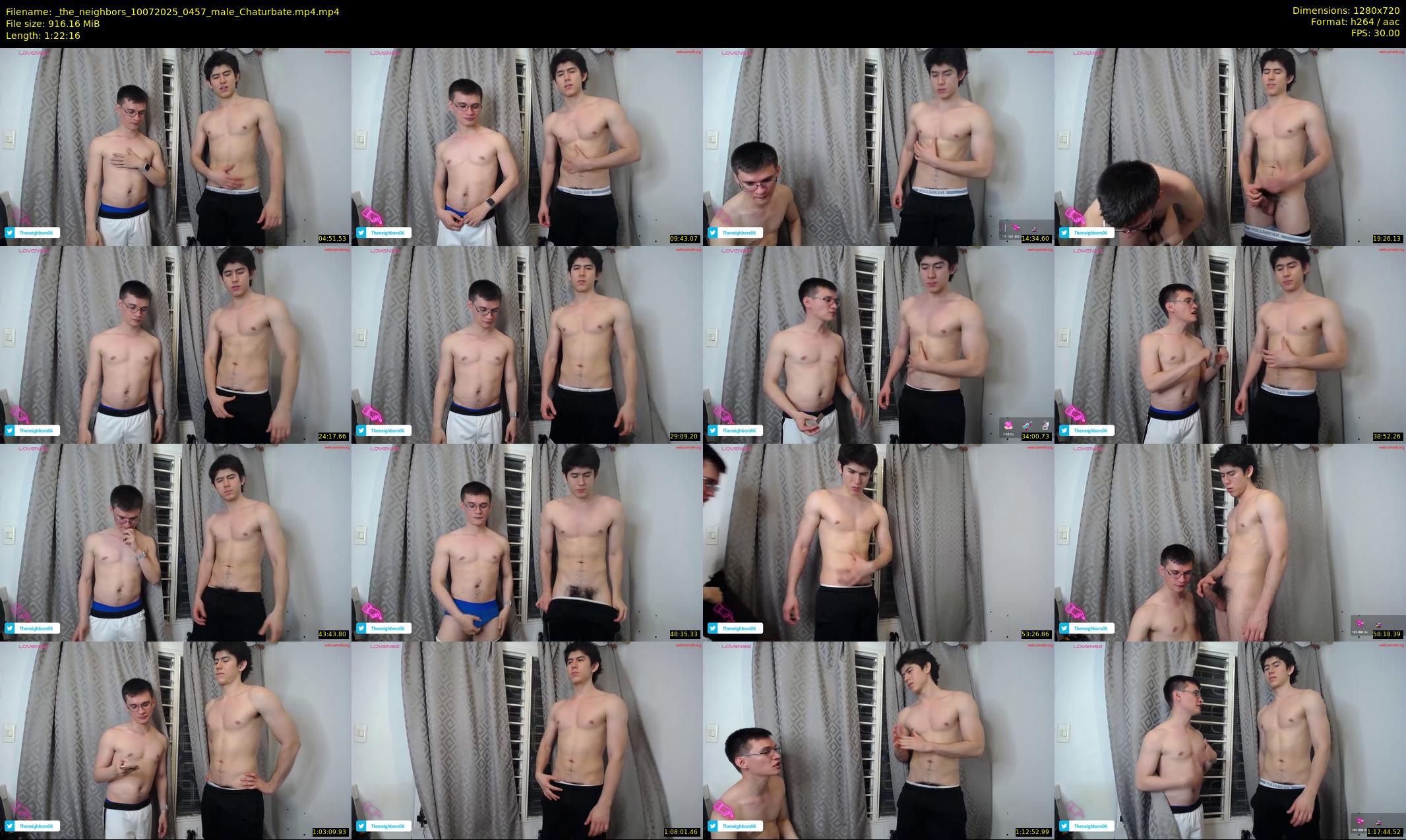 _the_neighbors — 83 minute Chaturbate male cam show recording, 720p, Jul 10, 2025