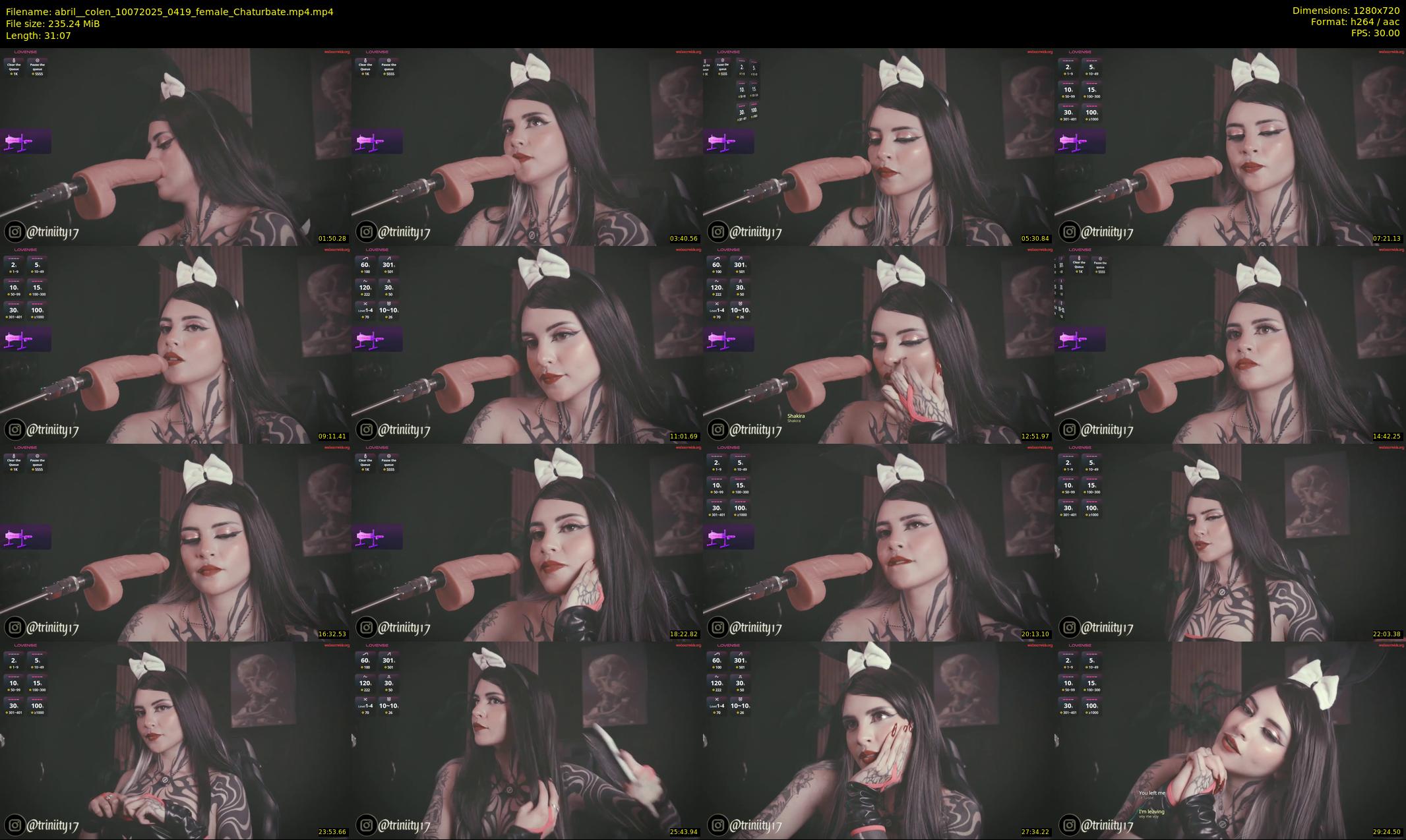 abril__colen — 32 minute Chaturbate female cam show recording, 720p, Jul 10, 2025