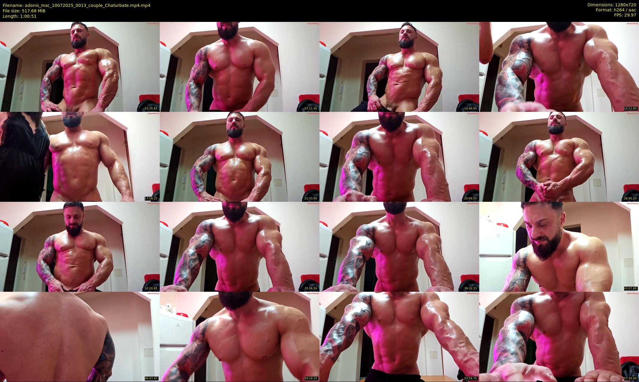 adonis_msc — 61 minute Chaturbate male cam show recording, 720p, Jul 10, 2025