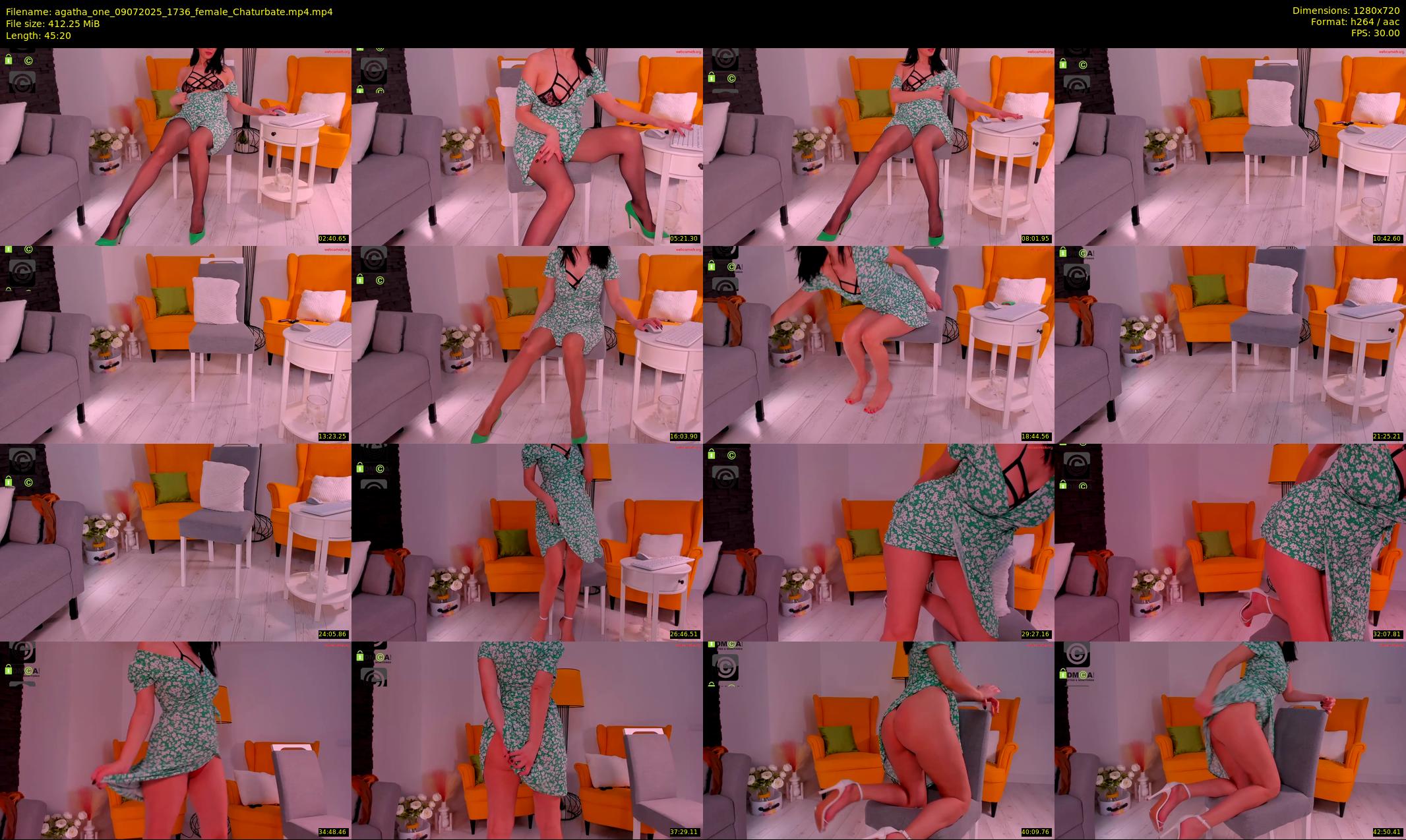 agatha_one — 46 minute Chaturbate female cam show recording, 720p, Jul 9, 2025