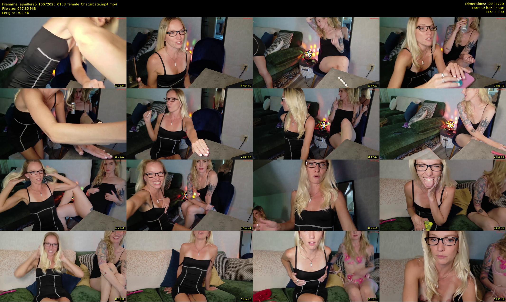 ajmiller25 — 63 minute Chaturbate female cam show recording, 720p, Jul 10, 2025