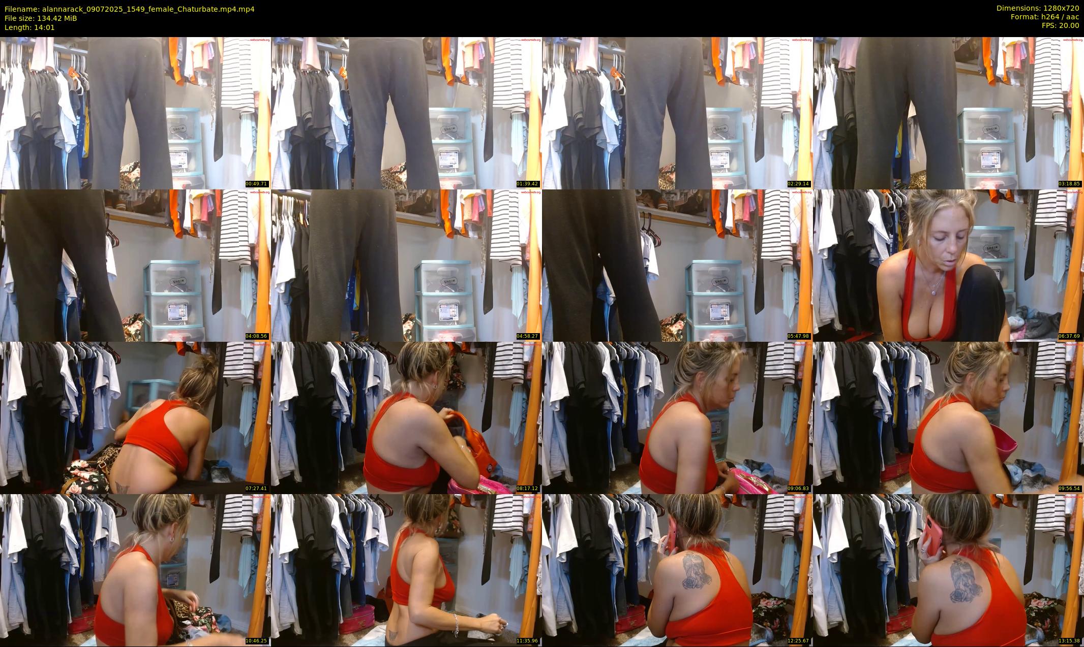 alannarack — 15 minute Chaturbate female cam show recording, 720p, Jul 9, 2025