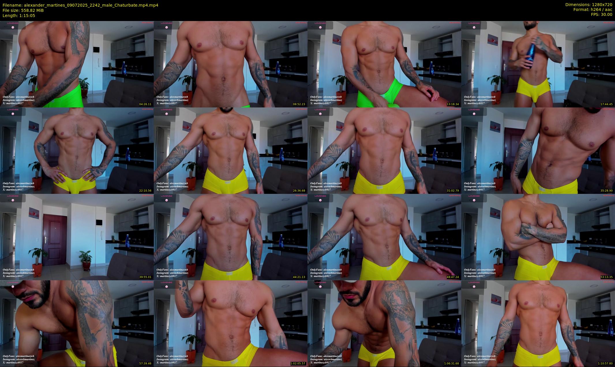 alexander_martines — 76 minute Chaturbate male cam show recording, 720p, Jul 9, 2025