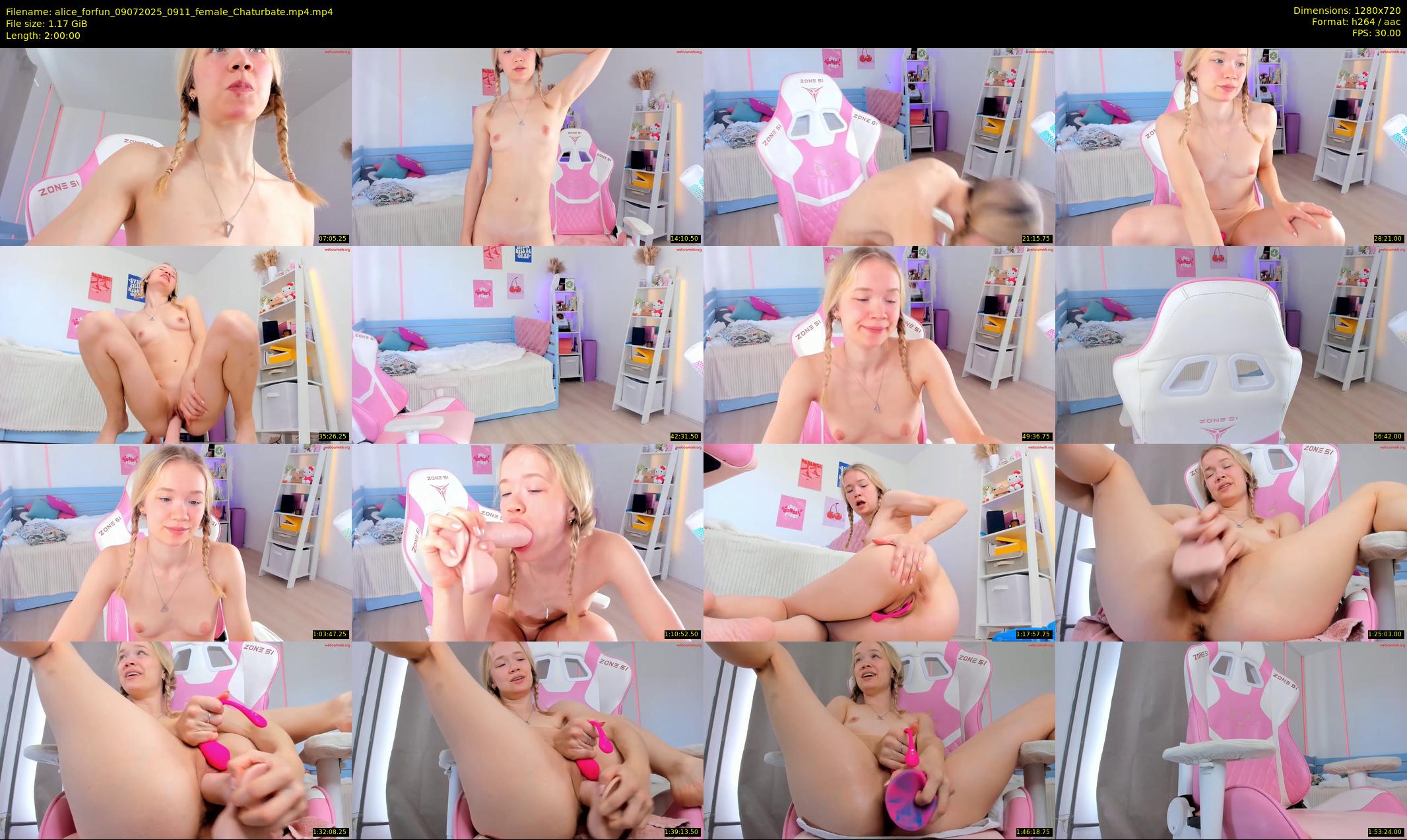 alice_forfun — 120 minute Chaturbate female cam show recording, 720p, Jul 9, 2025