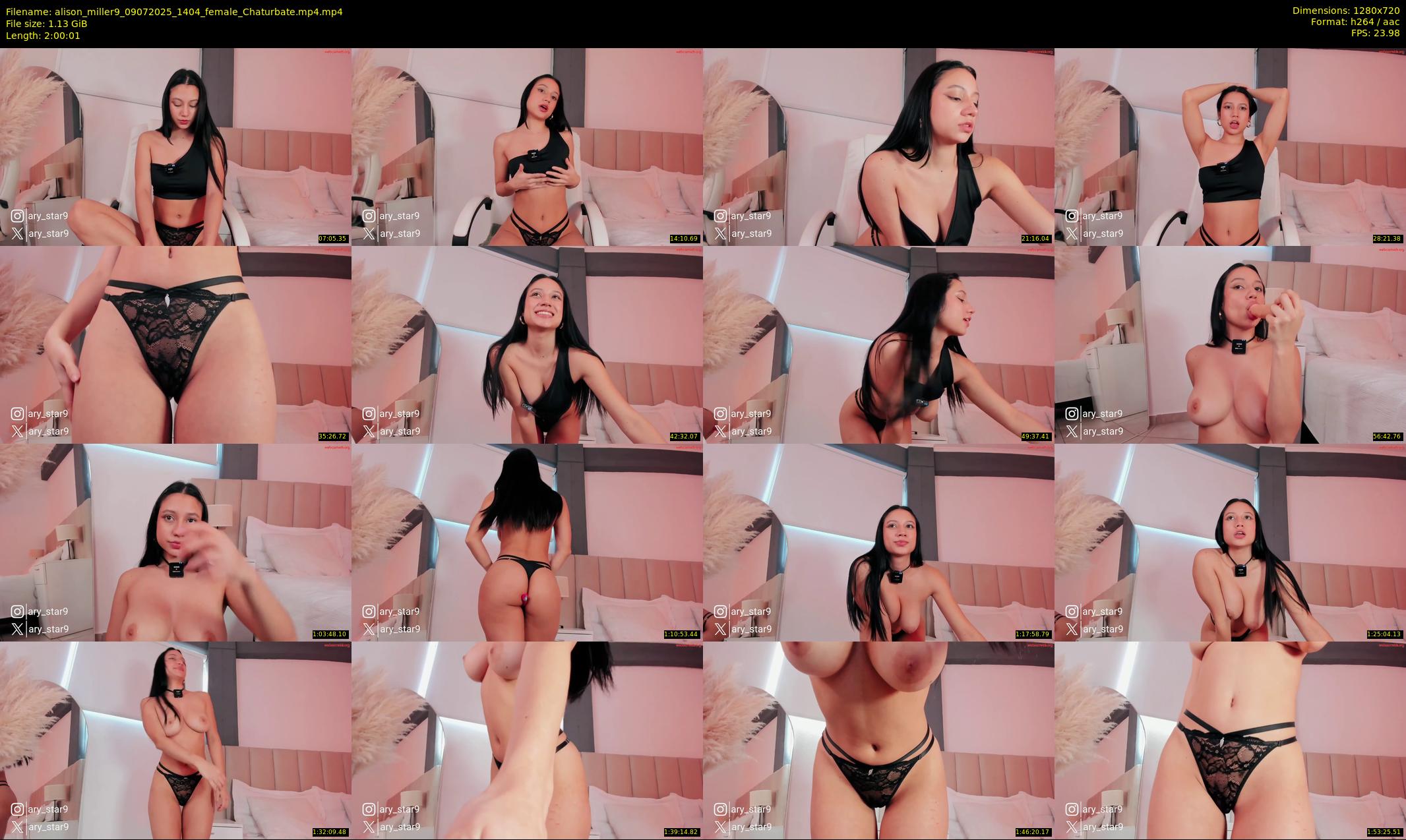 alison_miller9 — 121 minute Chaturbate female cam show recording, 720p, Jul 9, 2025