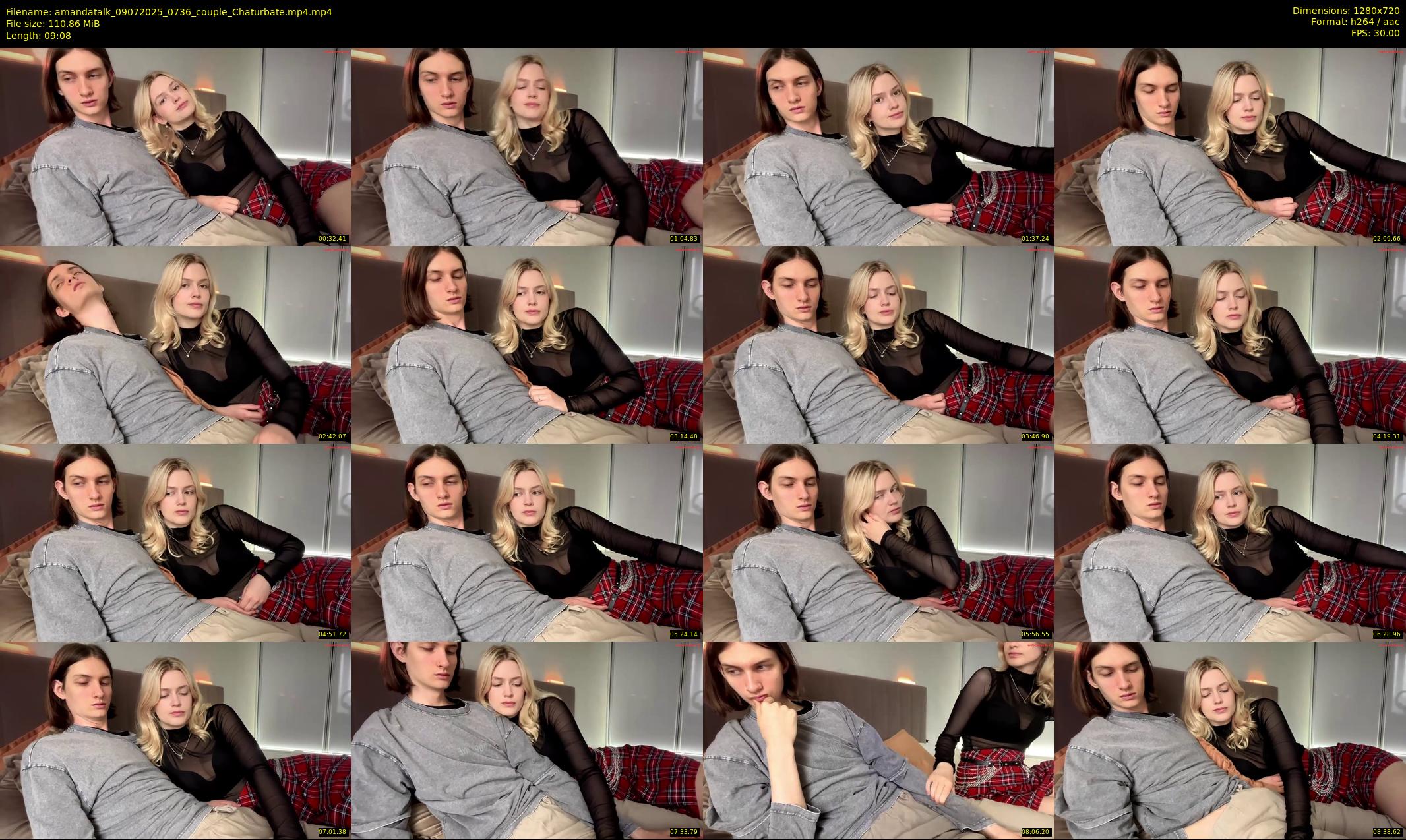 amandatalk — 10 minute Chaturbate couple cam show recording, 720p, Jul 9, 2025