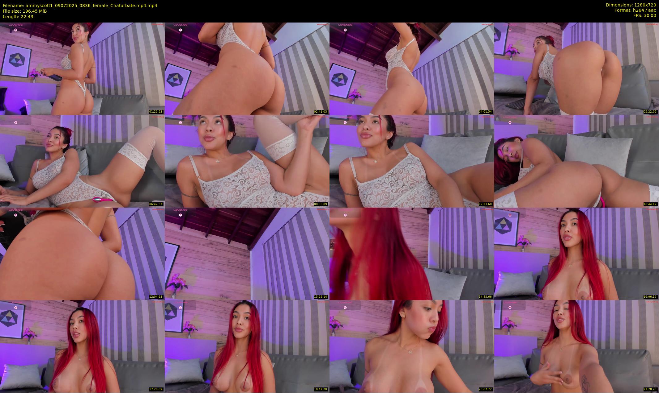 ammyscott1 — 23 minute Chaturbate female cam show recording, 720p, Jul 9, 2025