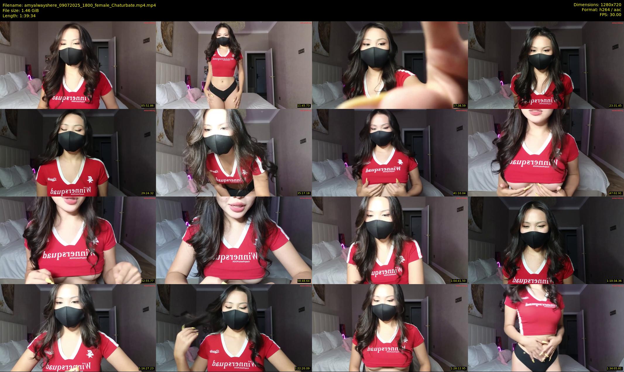 amyalwayshere — 100 minute Chaturbate female cam show recording, 720p, Jul 9, 2025