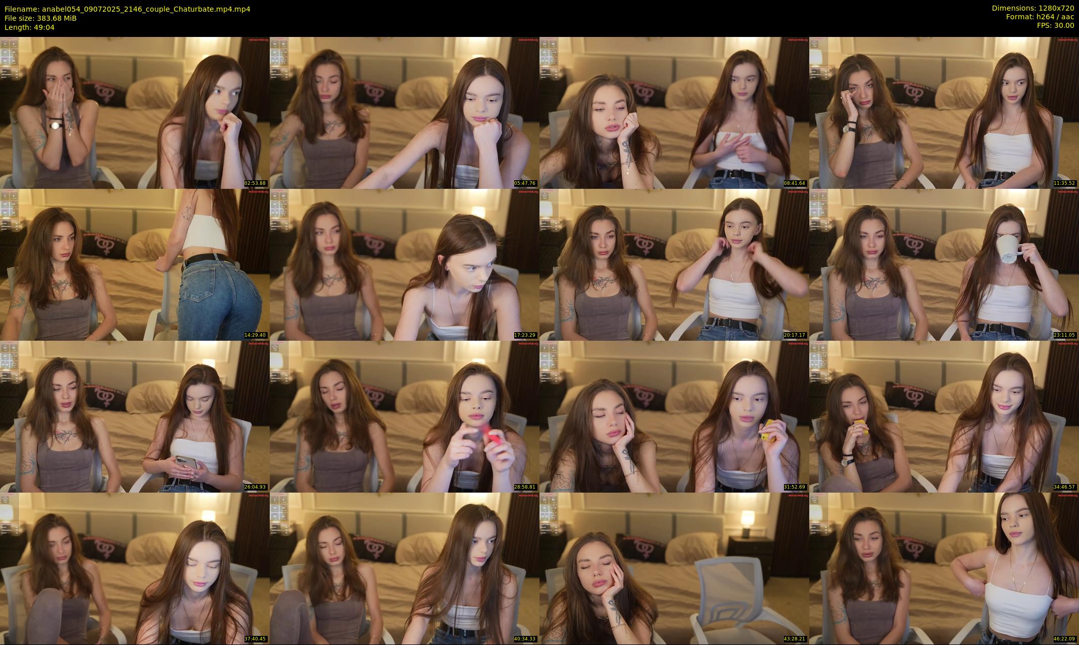anabel054 — 50 minute Chaturbate female cam show recording, 720p, Jul 9, 2025