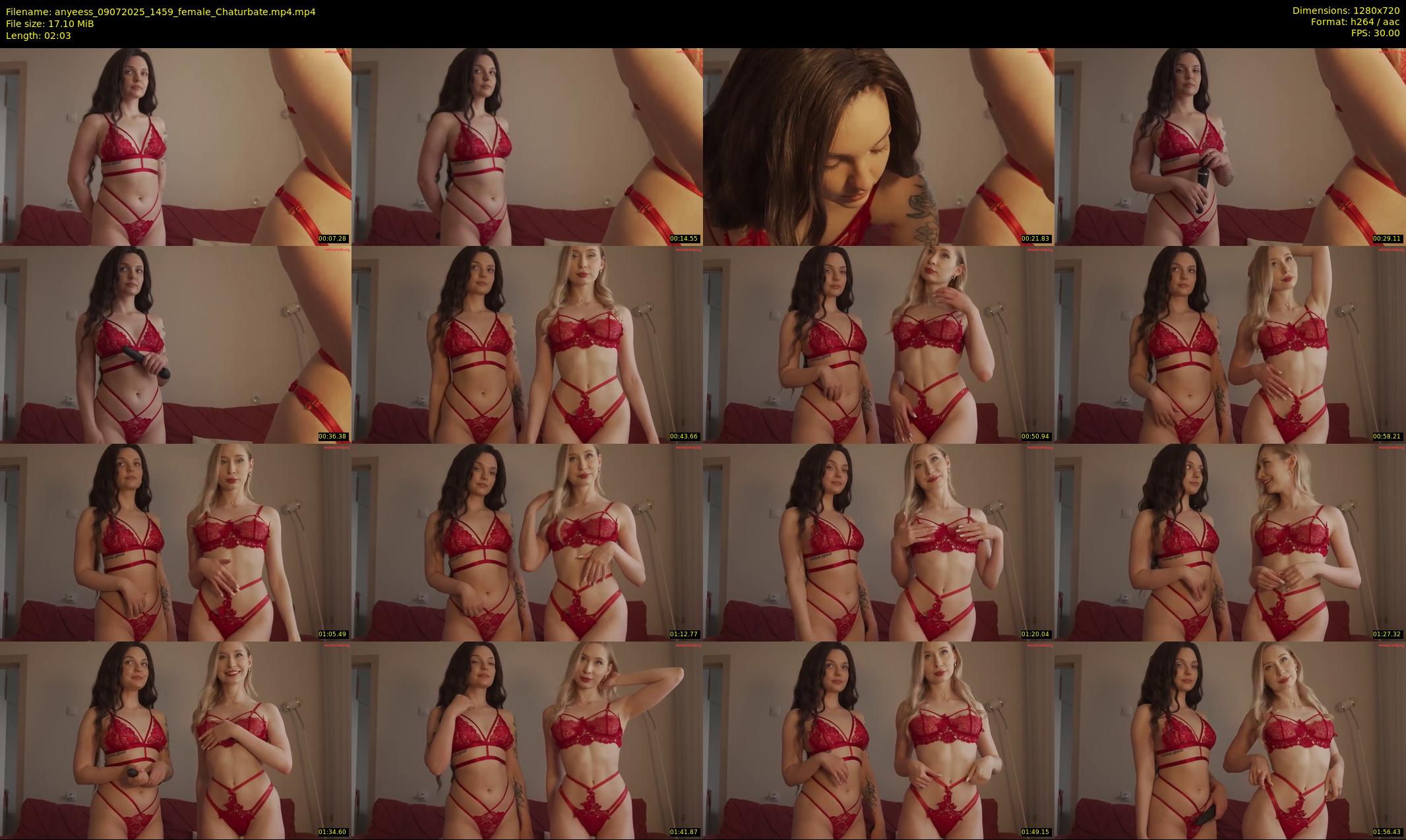 anyeess — 3 minute Chaturbate female cam show recording, 720p, Jul 9, 2025