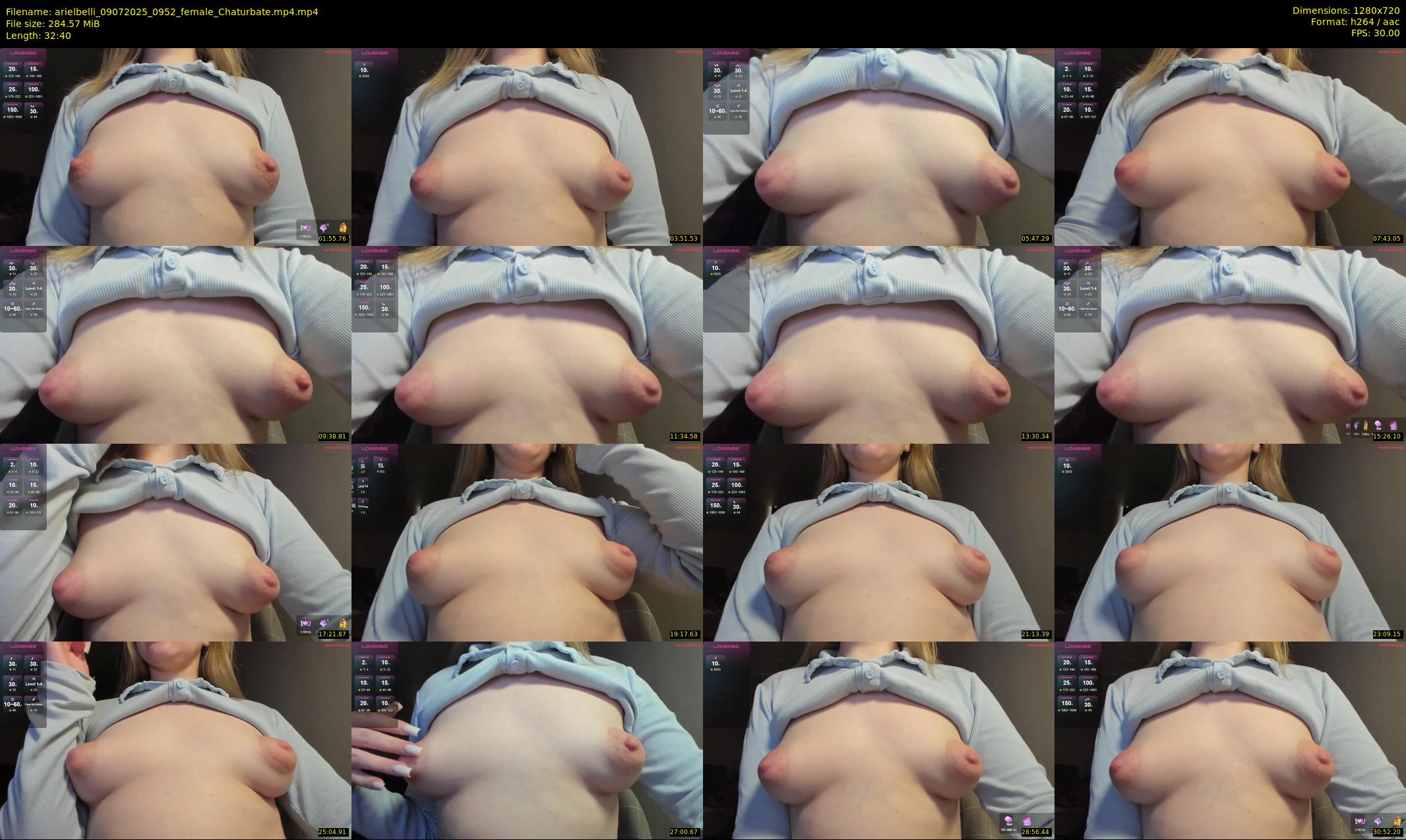arielbelli — 33 minute Chaturbate female cam show recording, 720p, Jul 9, 2025