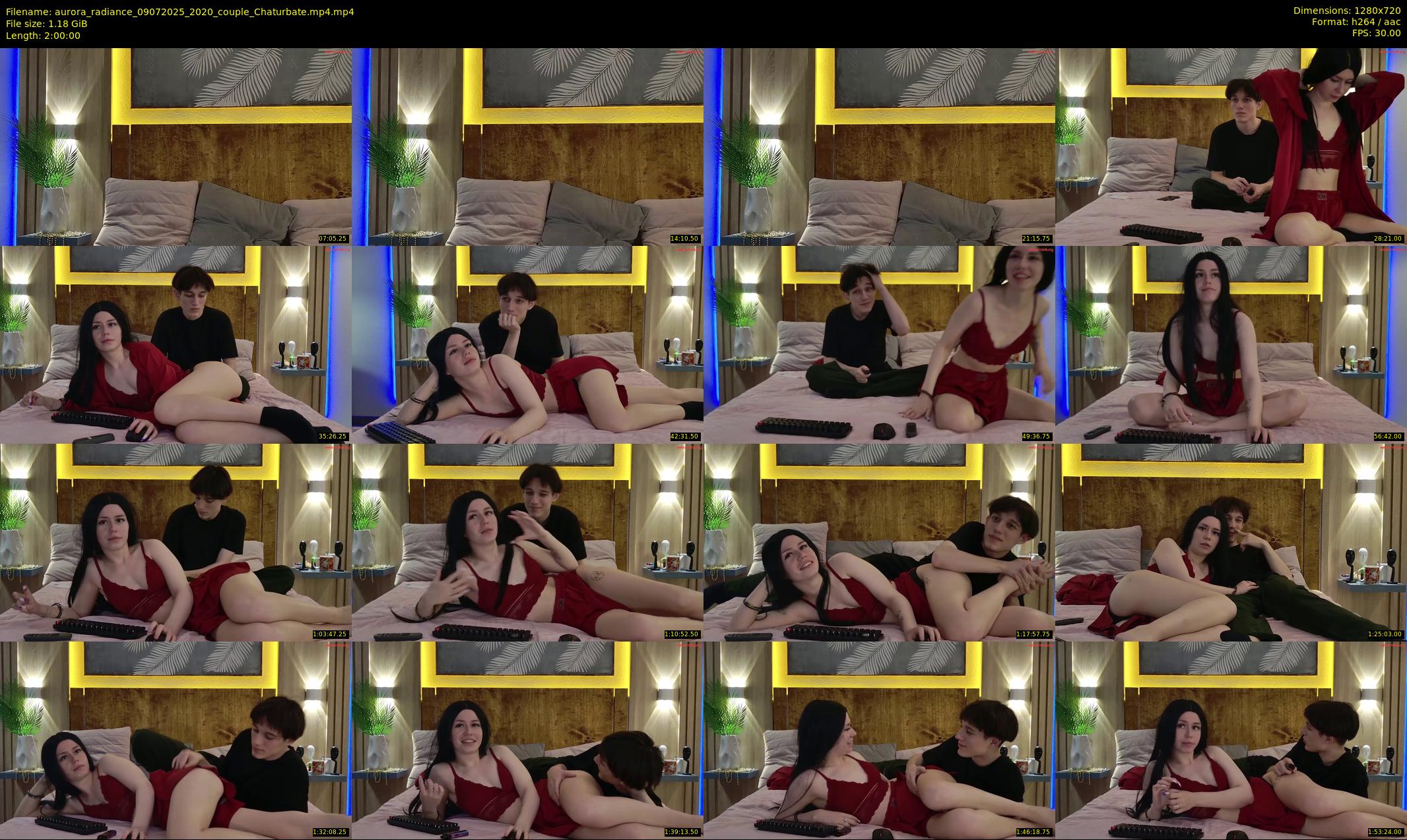 aurora_radiance — 120 minute Chaturbate couple cam show recording, 720p, Jul 9, 2025