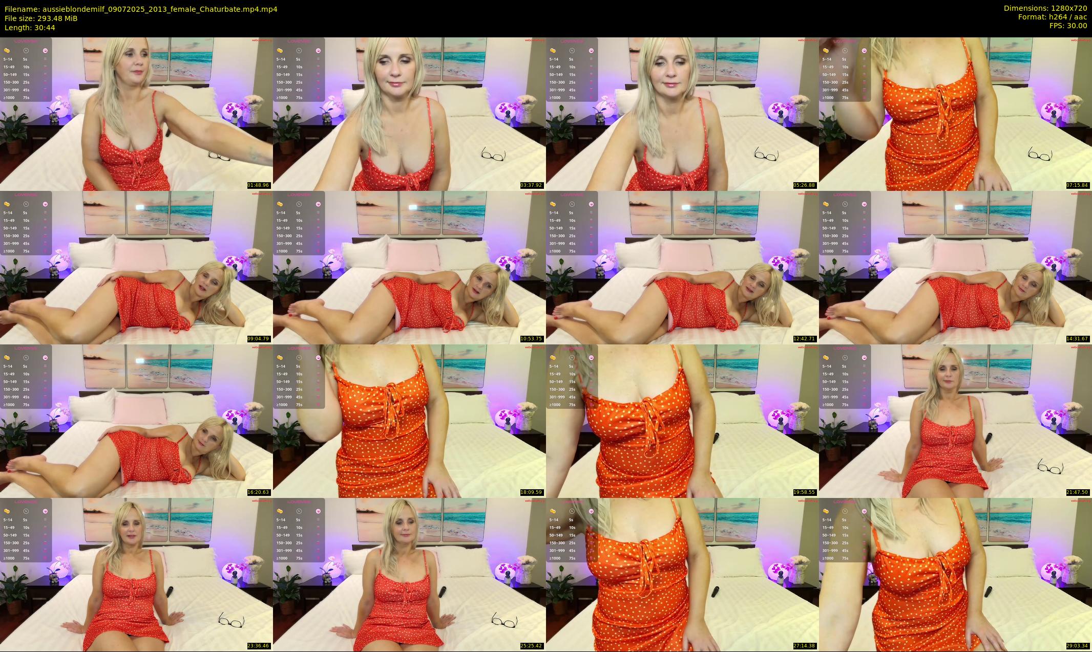 aussieblondemilf — 31 minute Chaturbate female cam show recording, 720p, Jul 9, 2025