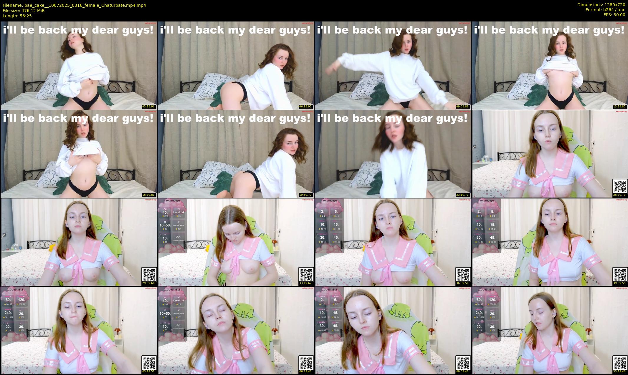 bae_cake_ — 57 minute Chaturbate female cam show recording, 720p, Jul 10, 2025