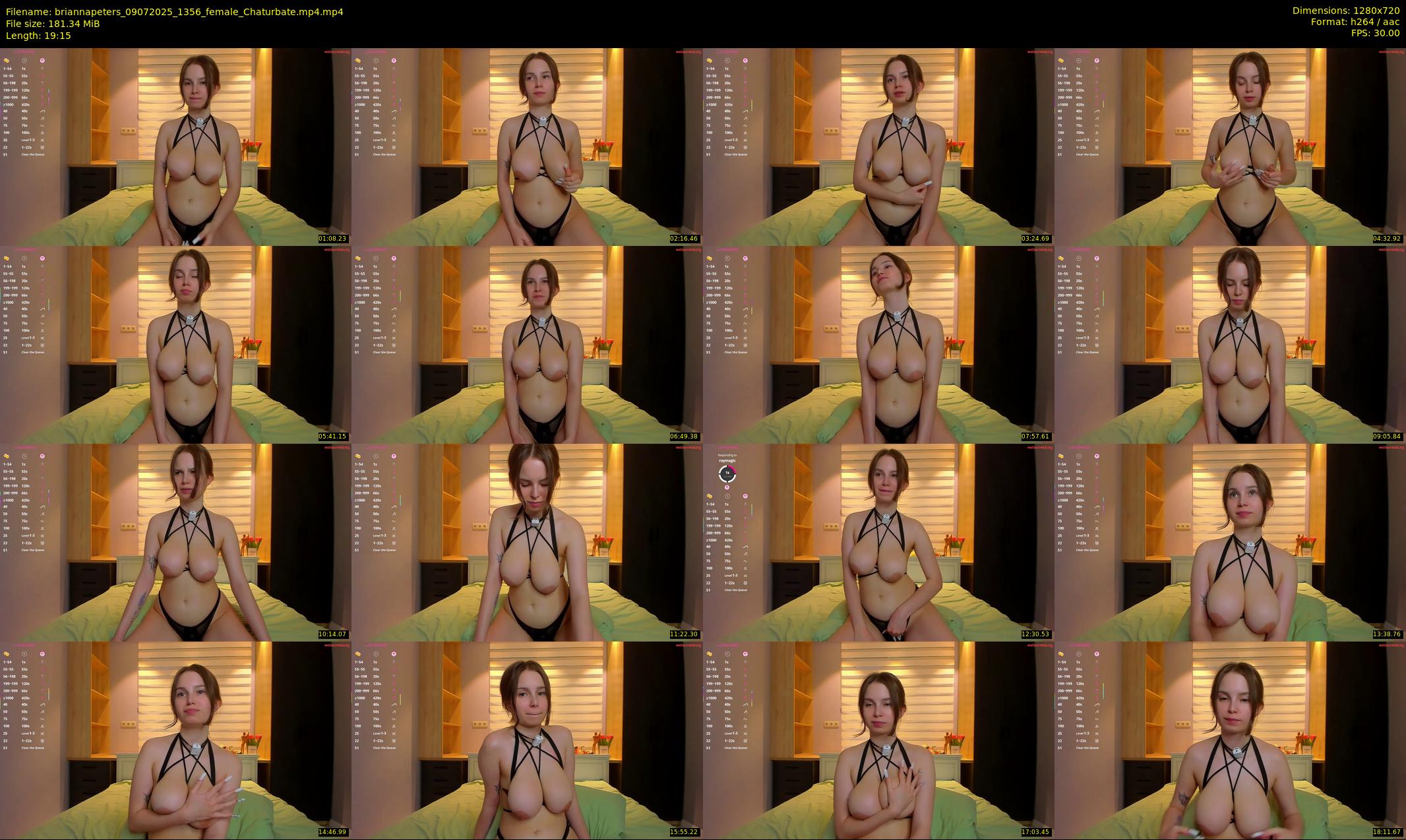 briannapeters — 20 minute Chaturbate female cam show recording, 720p, Jul 9, 2025