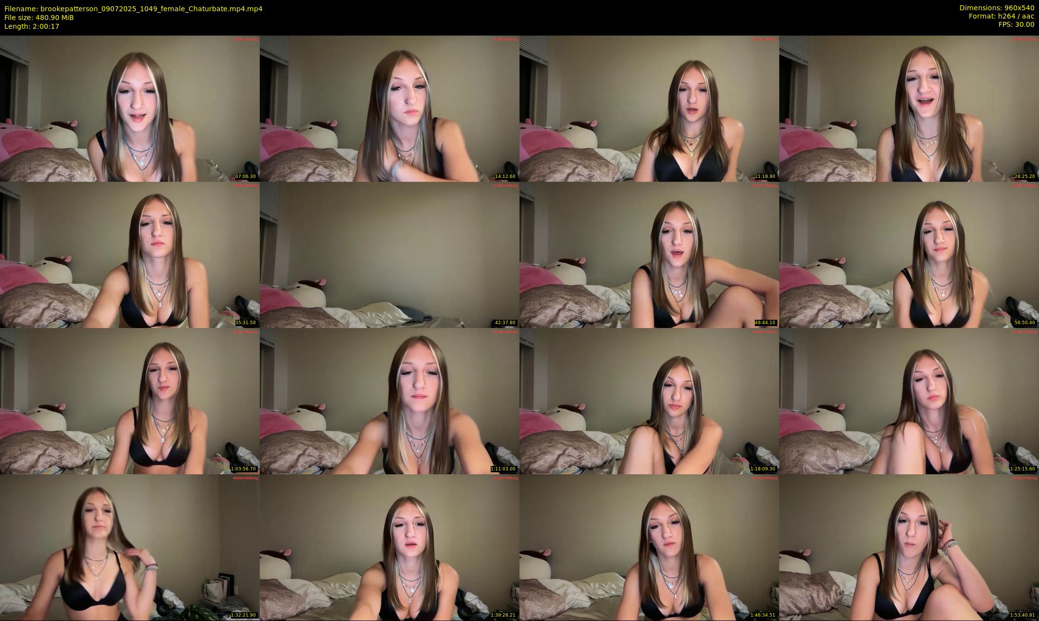 brookepatterson — 121 minute Chaturbate female cam show recording, 480p, Jul 9, 2025