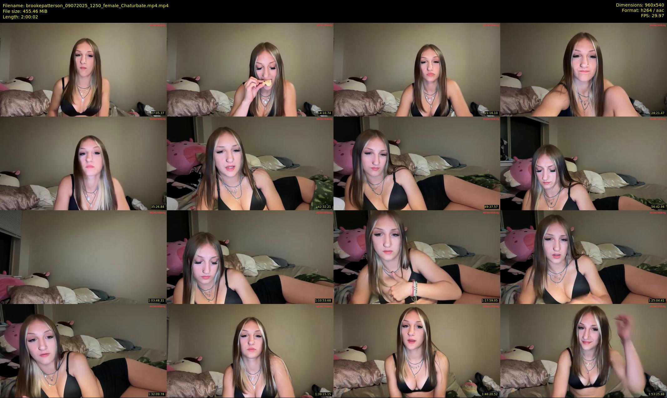 brookepatterson — 121 minute Chaturbate female cam show recording, 480p, Jul 9, 2025