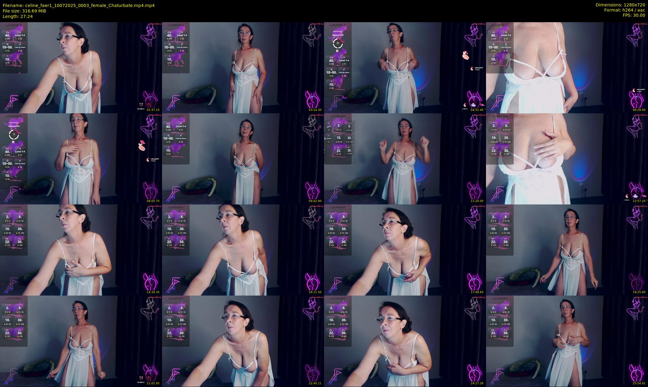 celine_faer1 — 28 minute Chaturbate female cam show recording, 720p, Jul 10, 2025