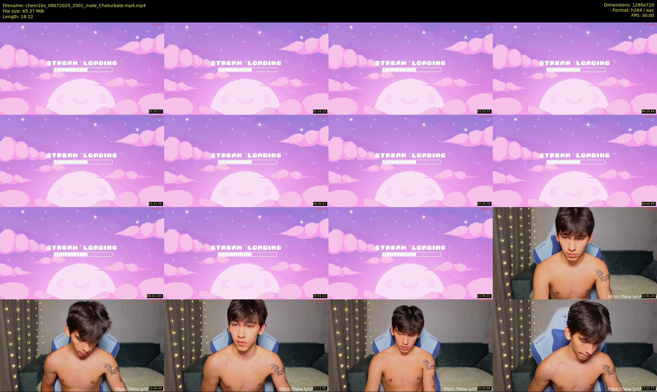 chem1ko — 19 minute Chaturbate male cam show recording, 720p, Jul 9, 2025