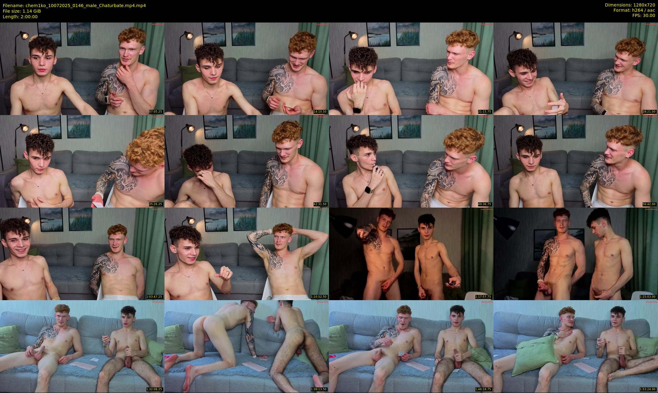 chem1ko — 120 minute Chaturbate male cam show recording, 720p, Jul 10, 2025
