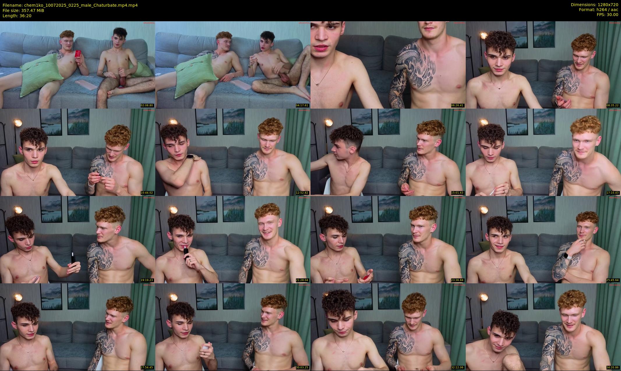 chem1ko — 37 minute Chaturbate male cam show recording, 720p, Jul 10, 2025