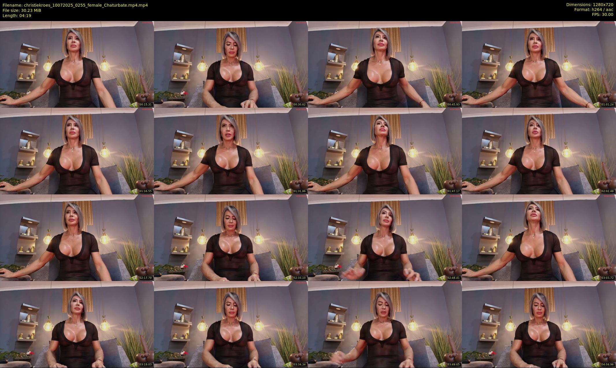 christiekroes — 5 minute Chaturbate female cam show recording, 720p, Jul 10, 2025