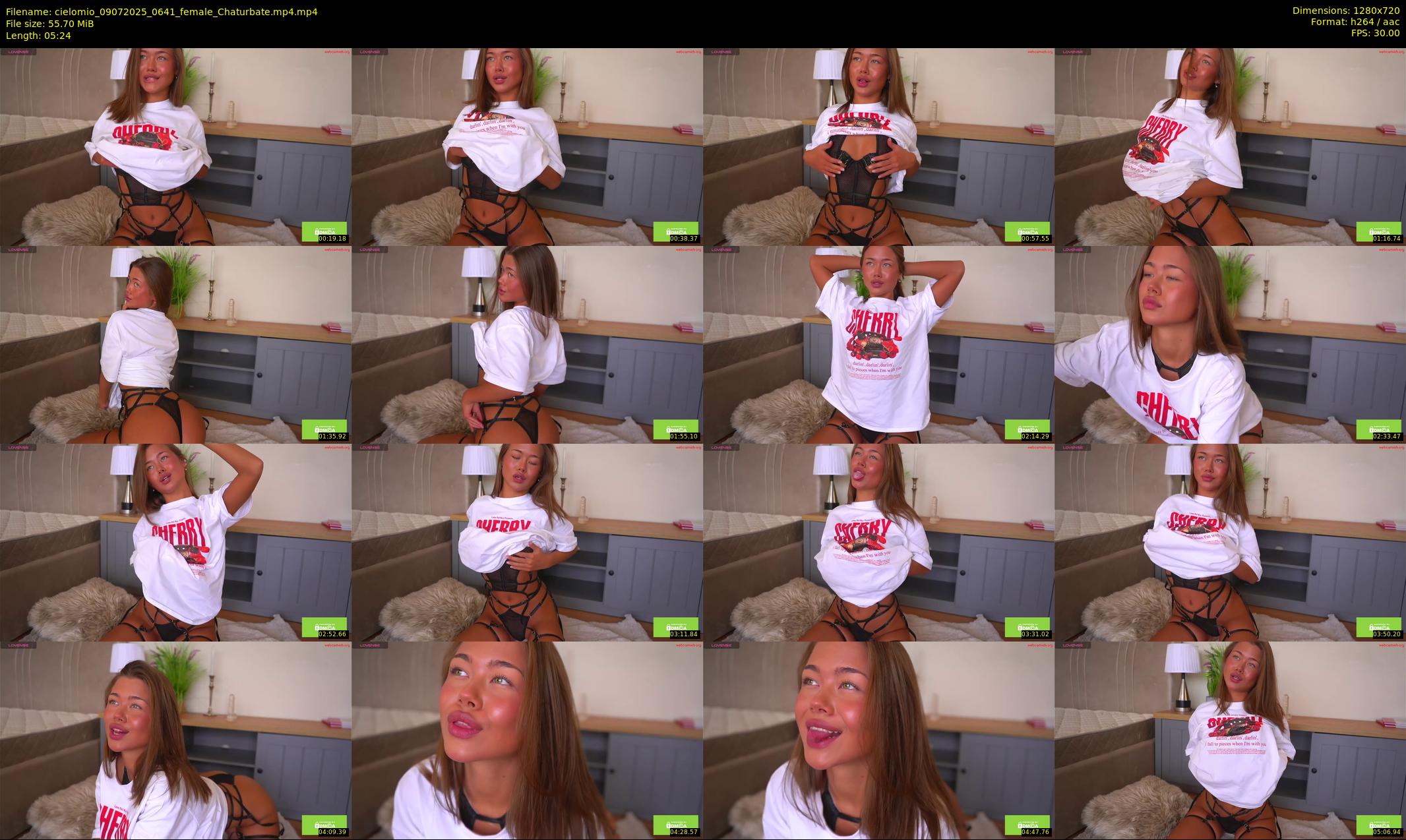cielomio — 6 minute Chaturbate female cam show recording, 720p, Jul 9, 2025