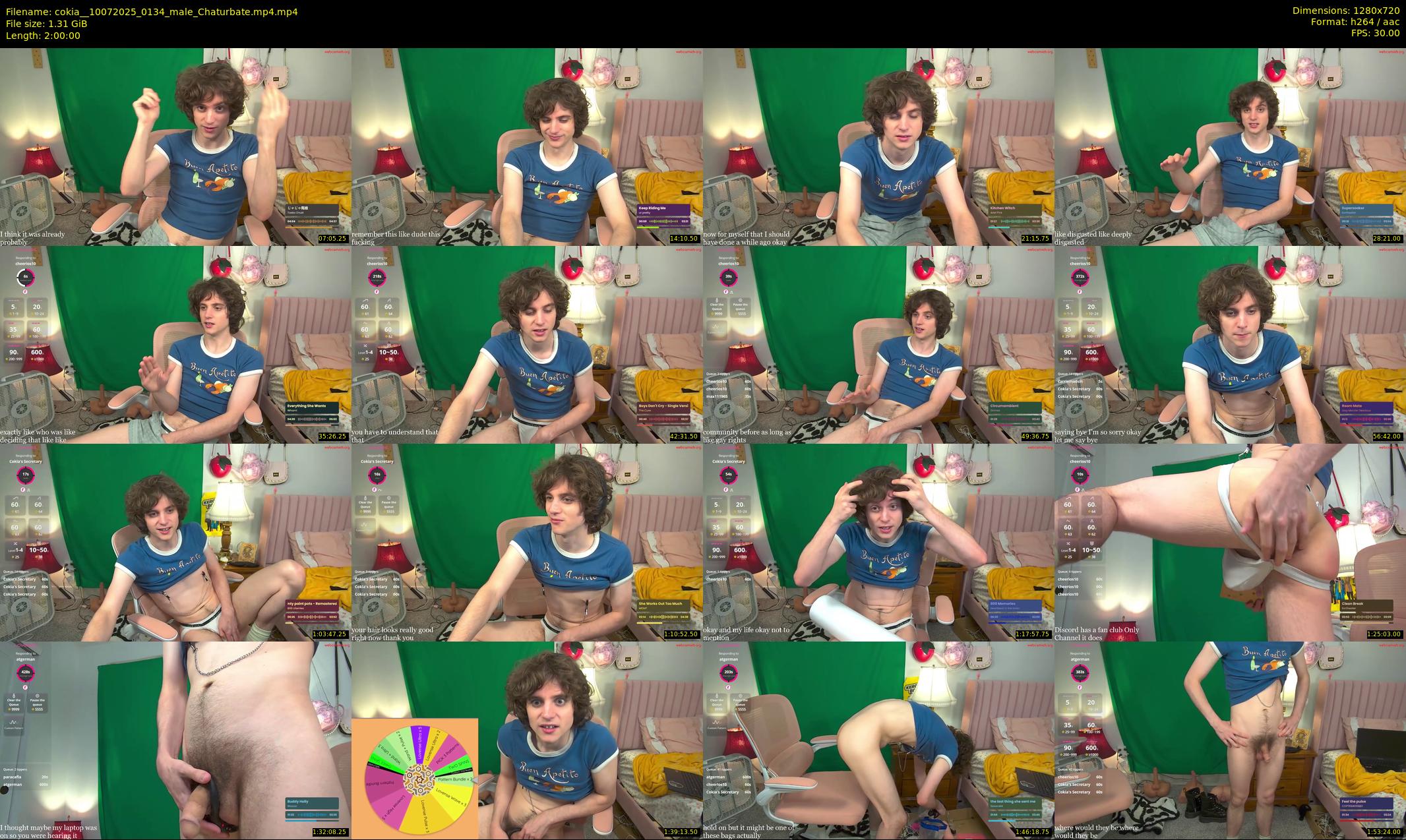 cokia_ — 120 minute Chaturbate male cam show recording, 720p, Jul 10, 2025