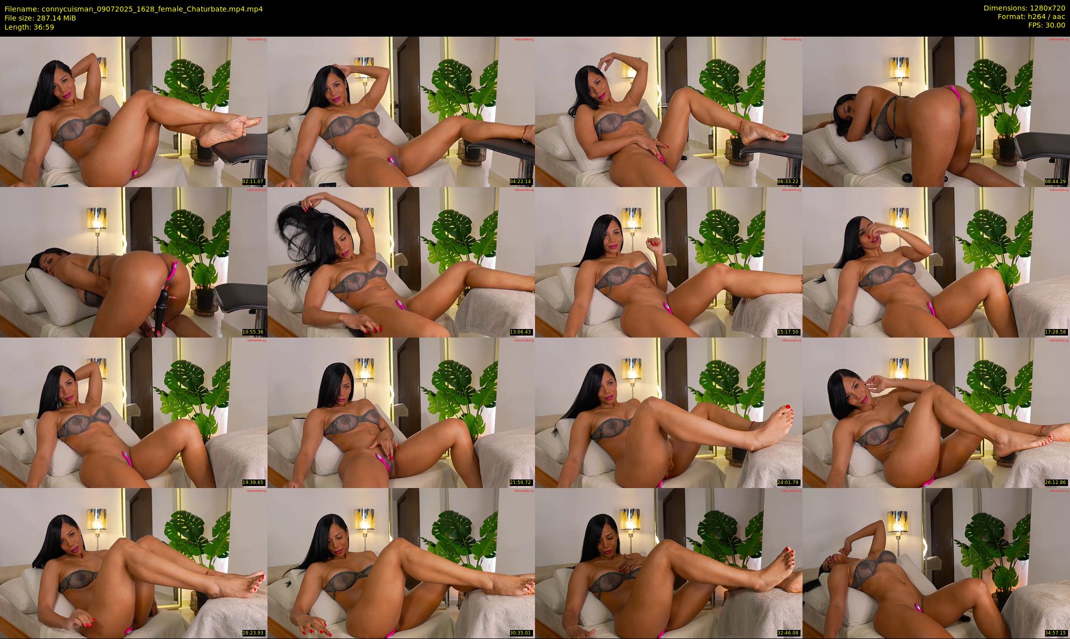 connycuisman — 37 minute Chaturbate female cam show recording, 720p, Jul 9, 2025