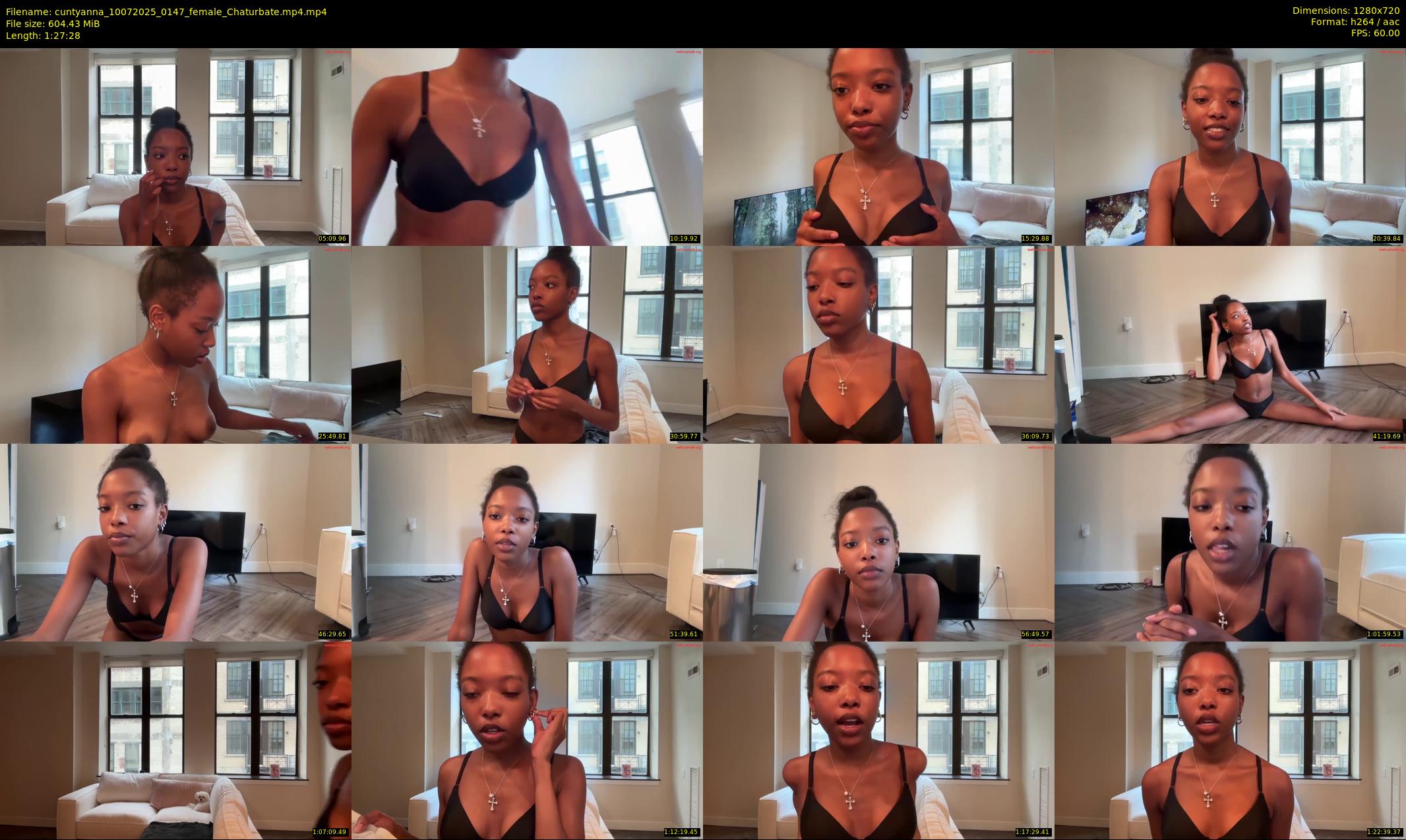 cuntyanna — 88 minute Chaturbate female cam show recording, 720p, Jul 10, 2025