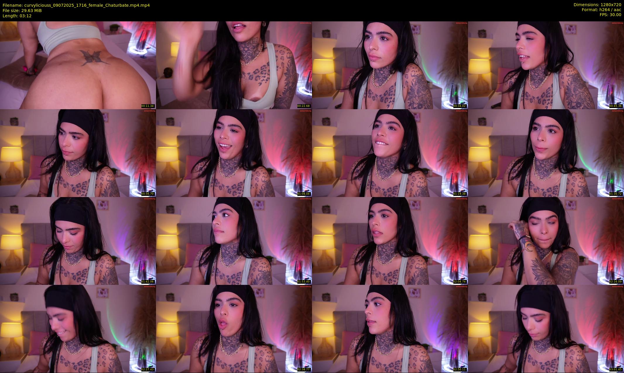 curvyliciouss — 4 minute Chaturbate female cam show recording, 720p, Jul 9, 2025