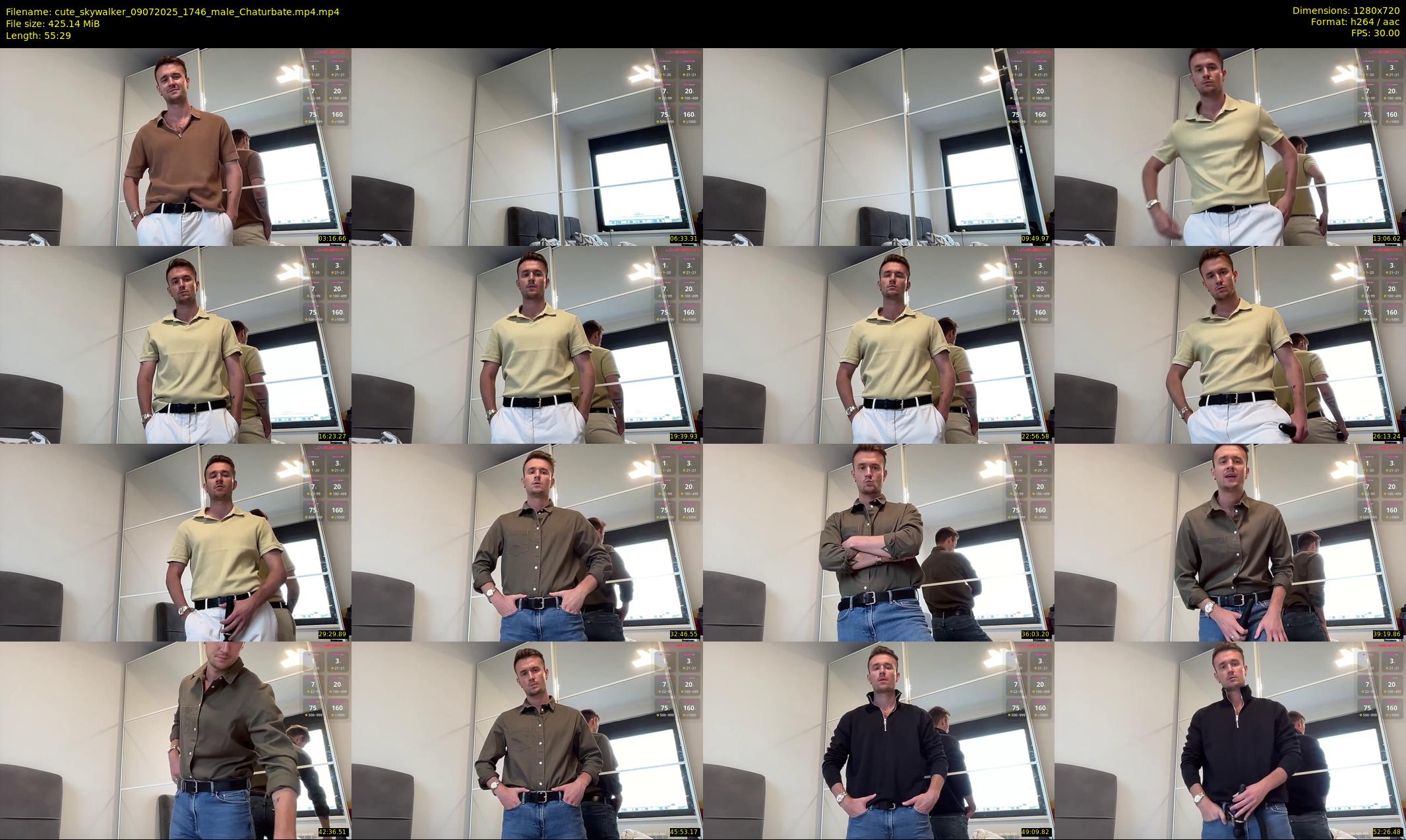 cute_skywalker — 56 minute Chaturbate male cam show recording, 720p, Jul 9, 2025