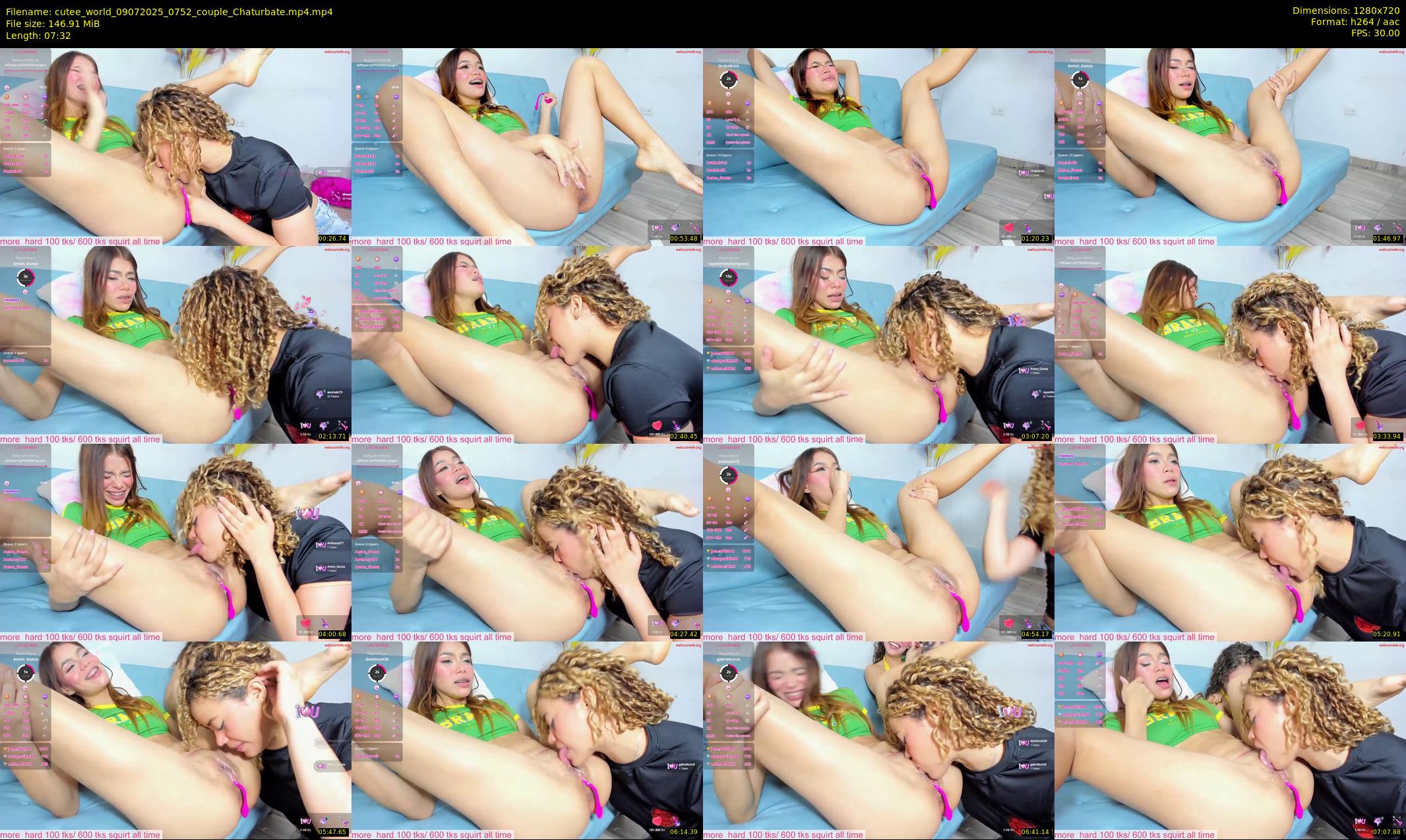 cutee_world — 8 minute Chaturbate female cam show recording, 720p, Jul 9, 2025