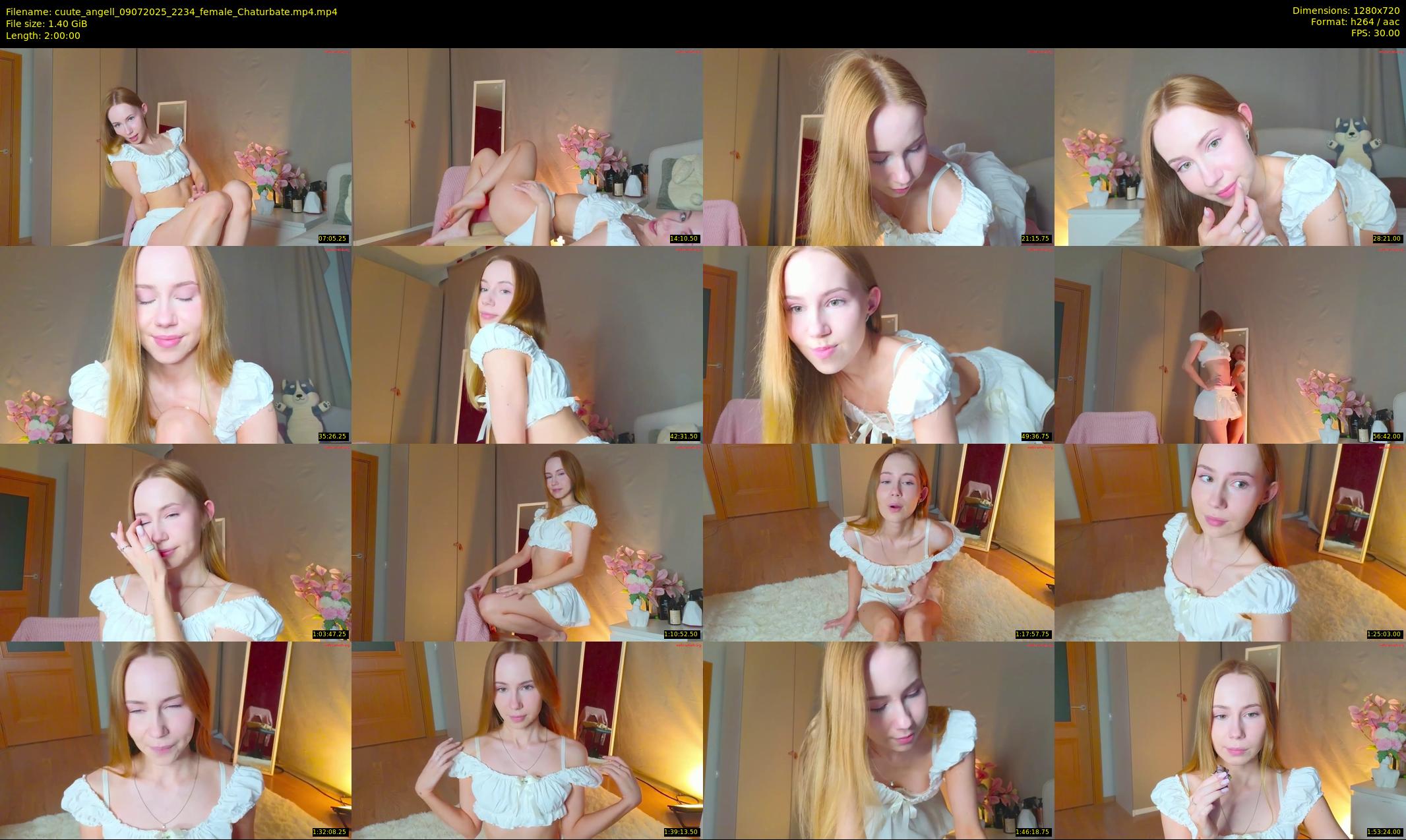 cuute_angell — 120 minute Chaturbate female cam show recording, 720p, Jul 9, 2025