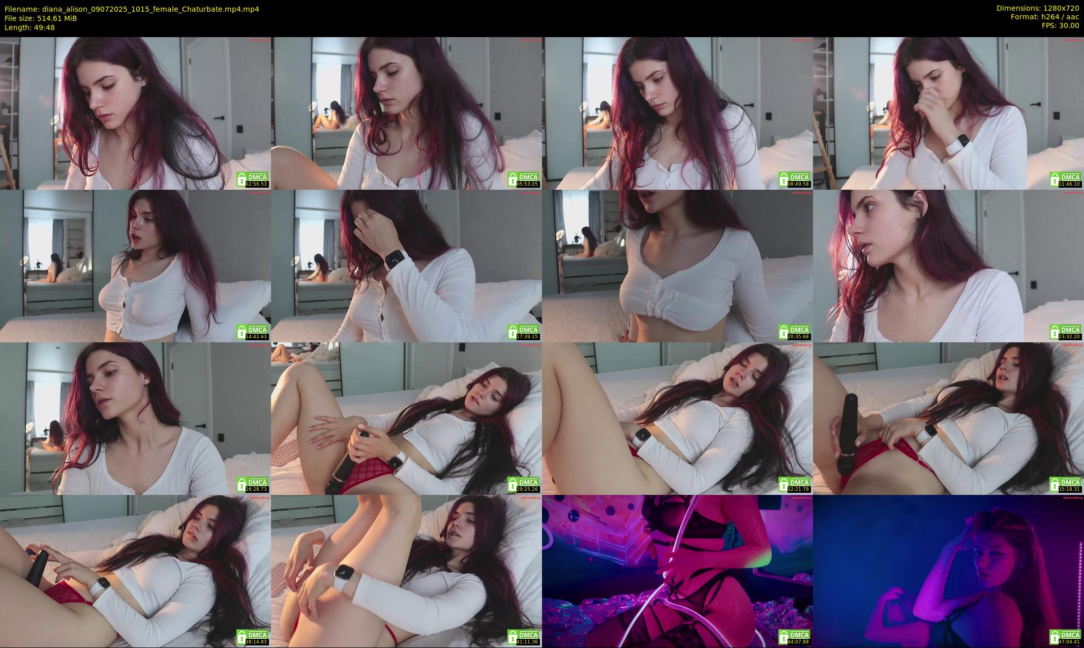 diana_alison — 50 minute Chaturbate female cam show recording, 720p, Jul 9, 2025