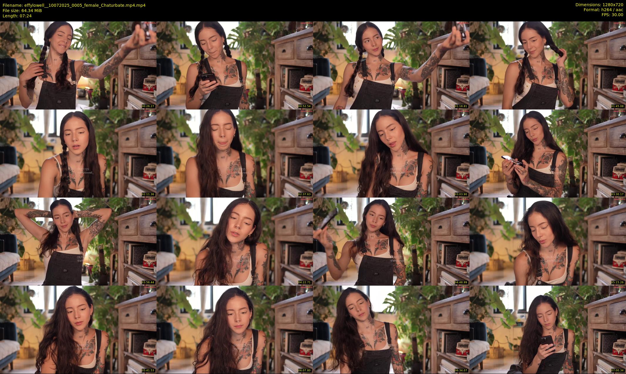 effylowell_ — 8 minute Chaturbate female cam show recording, 720p, Jul 10, 2025