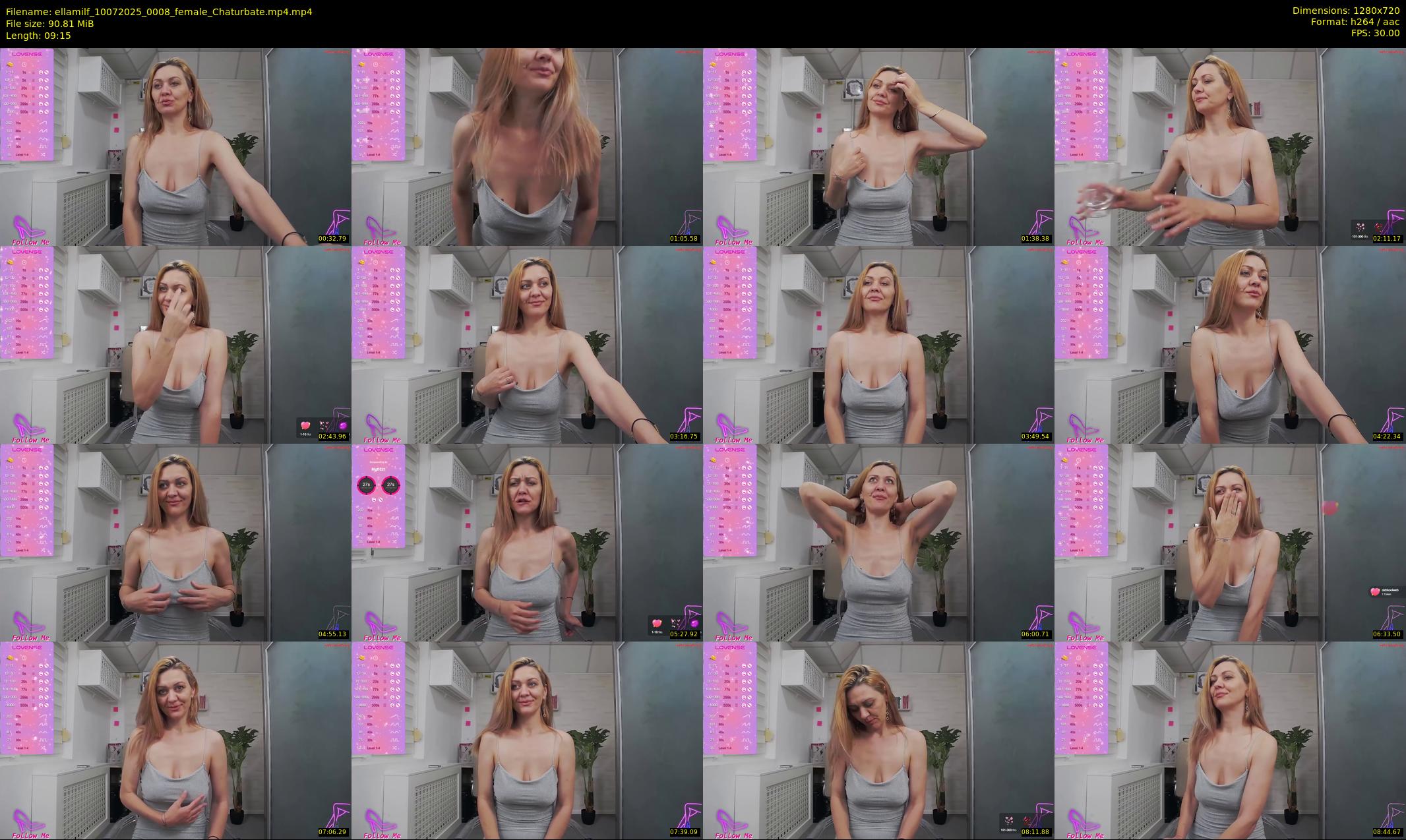 ellamilf — 10 minute Chaturbate female cam show recording, 720p, Jul 10, 2025