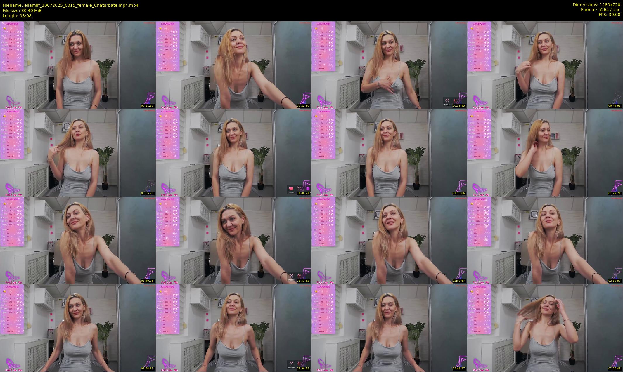 ellamilf — 4 minute Chaturbate female cam show recording, 720p, Jul 10, 2025