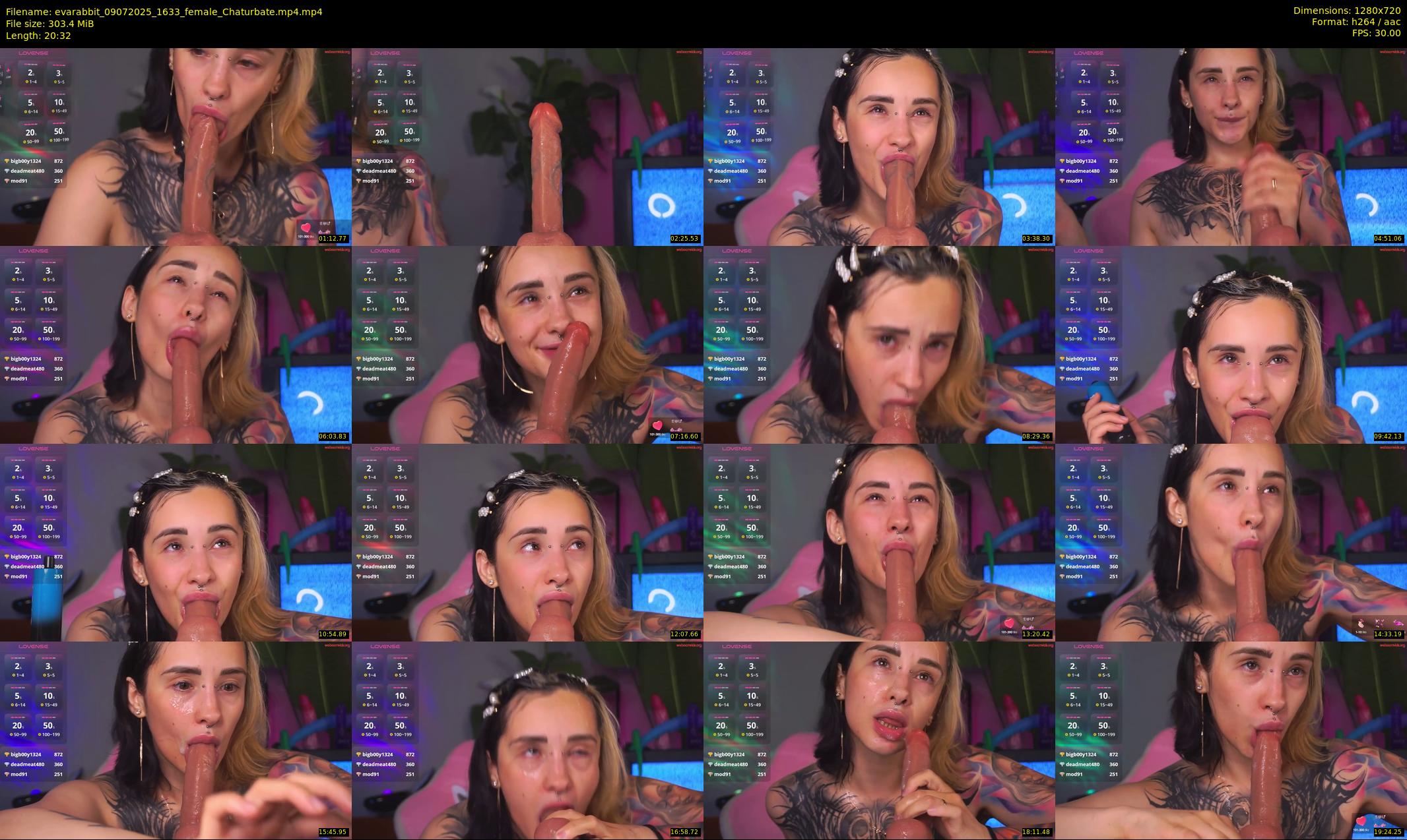 evarabbit — 21 minute Chaturbate female cam show recording, 720p, Jul 9, 2025